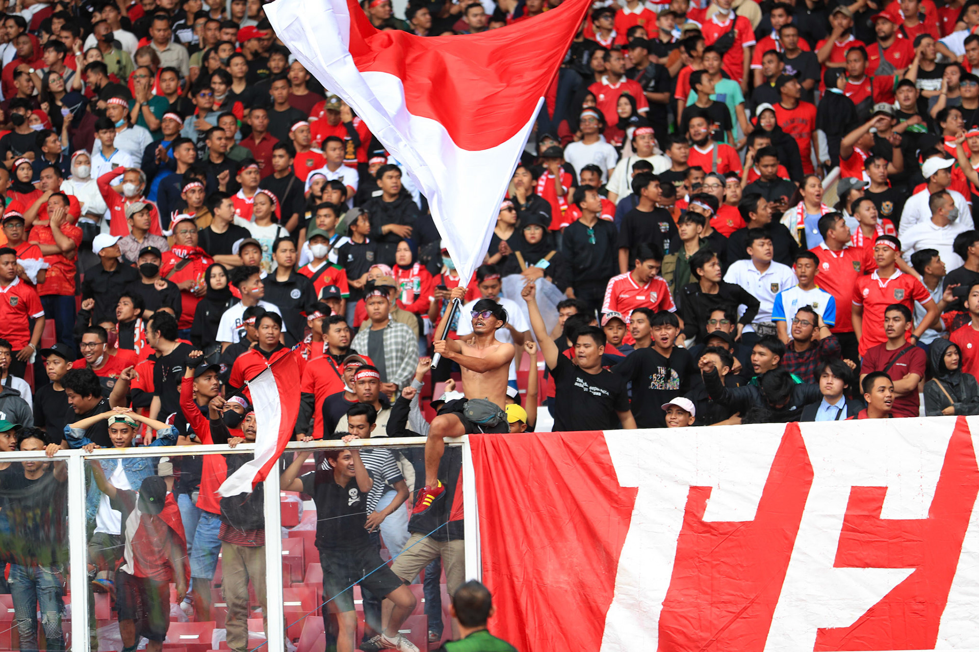 Kamis, 29 Desember 2022. AFF2022 - Group A - Indonesia 1-1 Thailand di Stadion Utama Gelora Bung Karno, Senayan - Jakarta