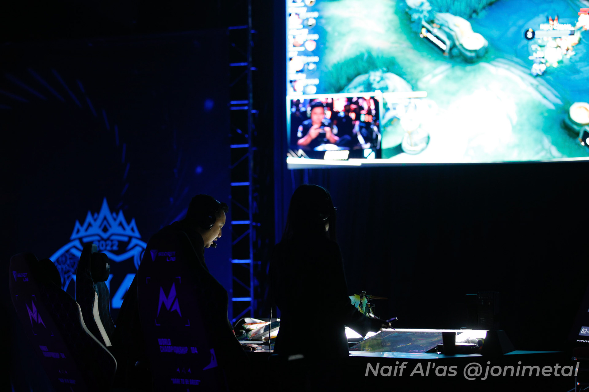 Jumat, 14 Januari 2023. M4 - Playoff Day 7 - Mobile Legends M4 World Championship di Tennis Indoor Senayan, Jakarta