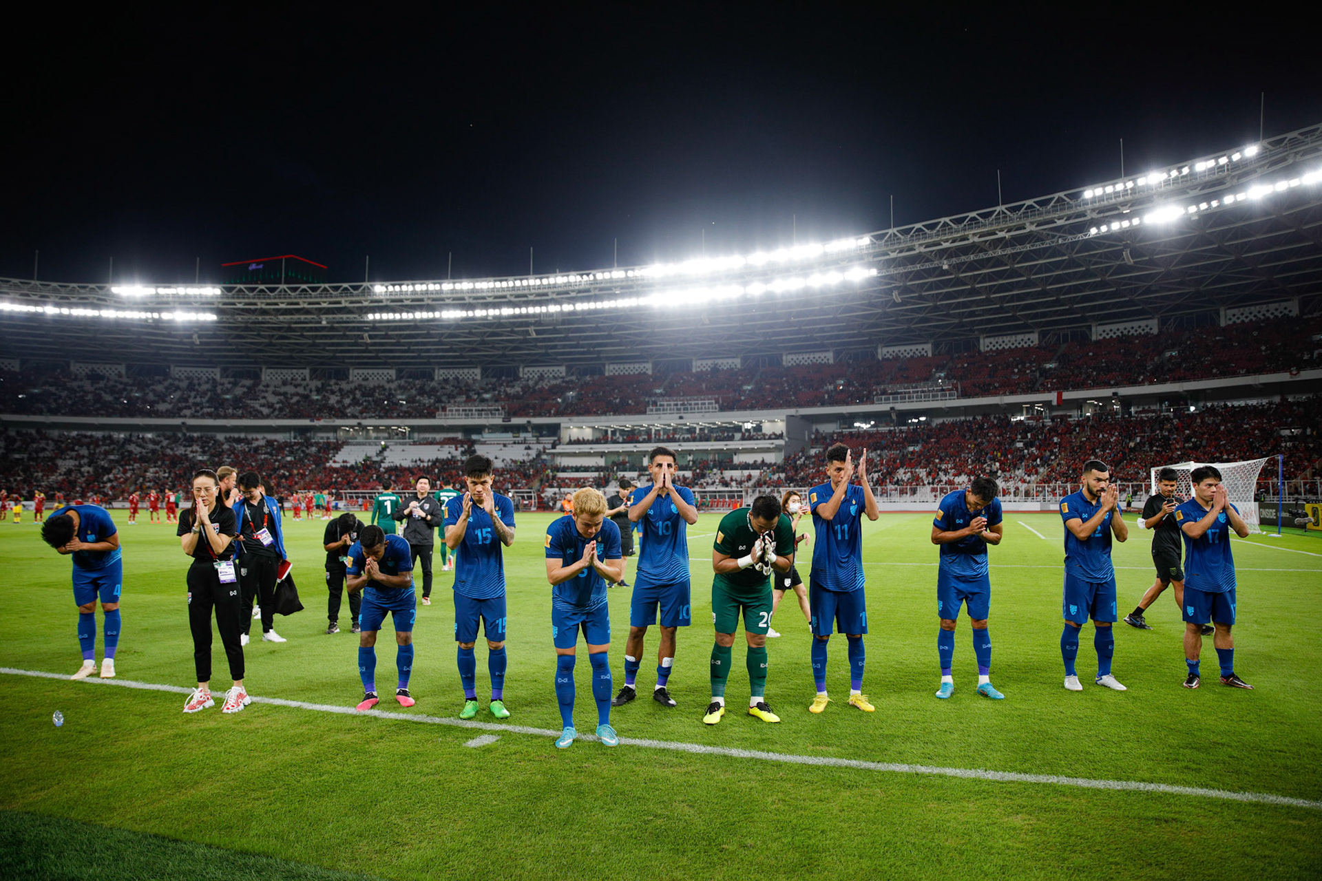 Kamis, 29 Desember 2022. AFF2022 - Group A - Indonesia 1-1 Thailand di Stadion Utama Gelora Bung Karno, Senayan - Jakarta