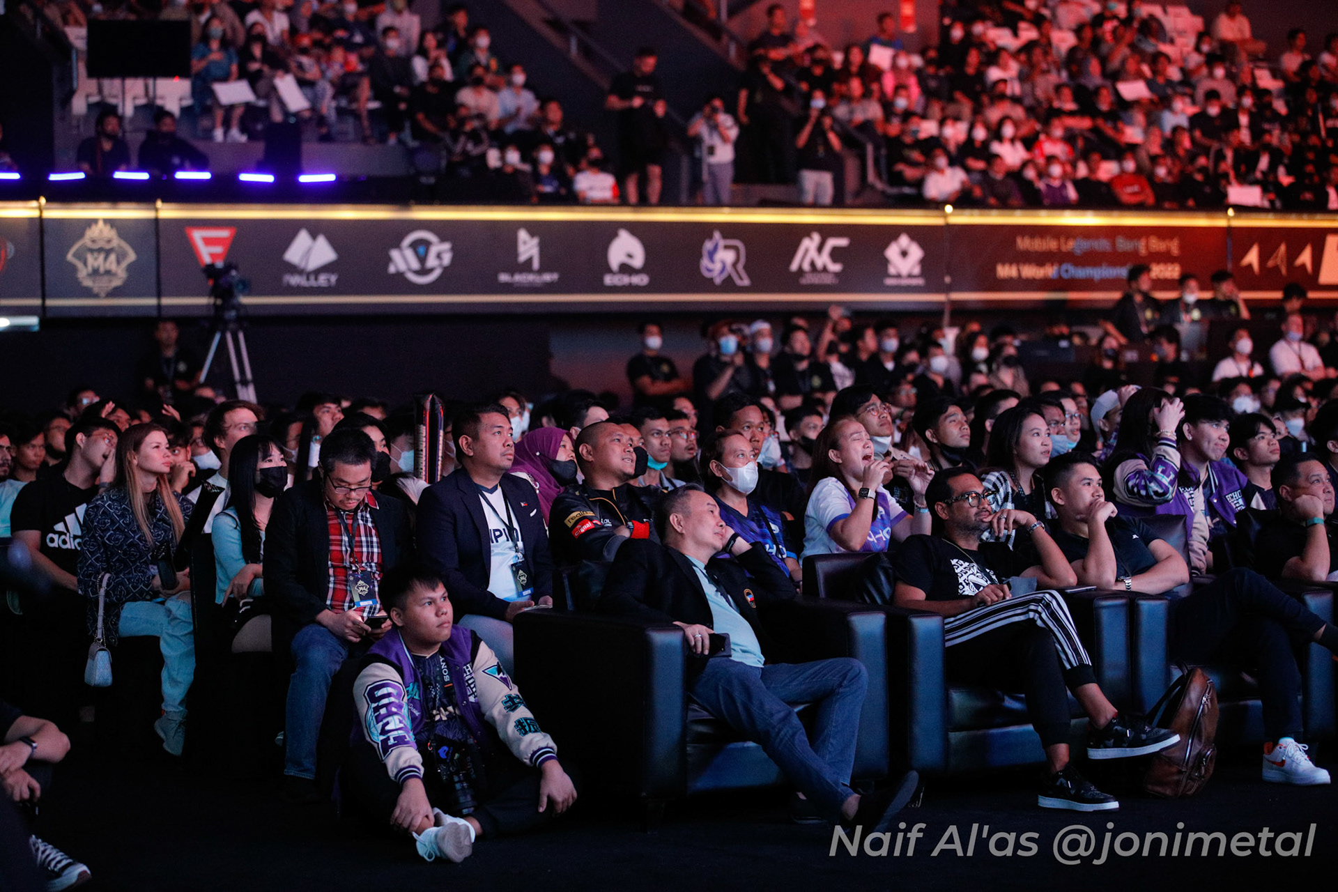 Minggu, 15 Januari 2023. M4 - Playoff Day 9 - Mobile Legends M4 World Championship di Tennis Indoor Senayan, Jakarta