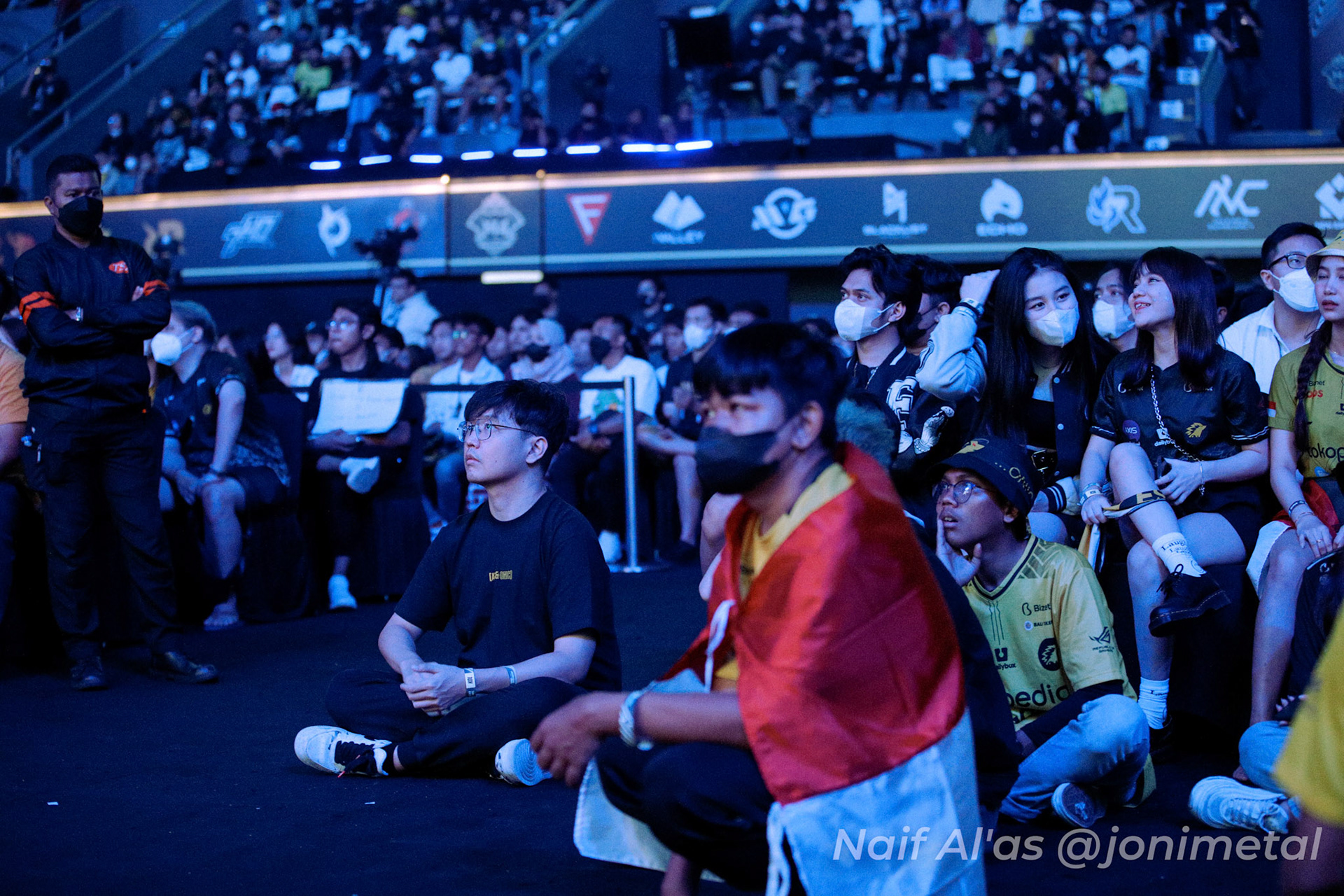 Kamis, 12 Januari 2023 . M4 - Playoff Day 6 - Mobile Legends M4 World Championship di Tennis Indoor Senayan, Jakarta