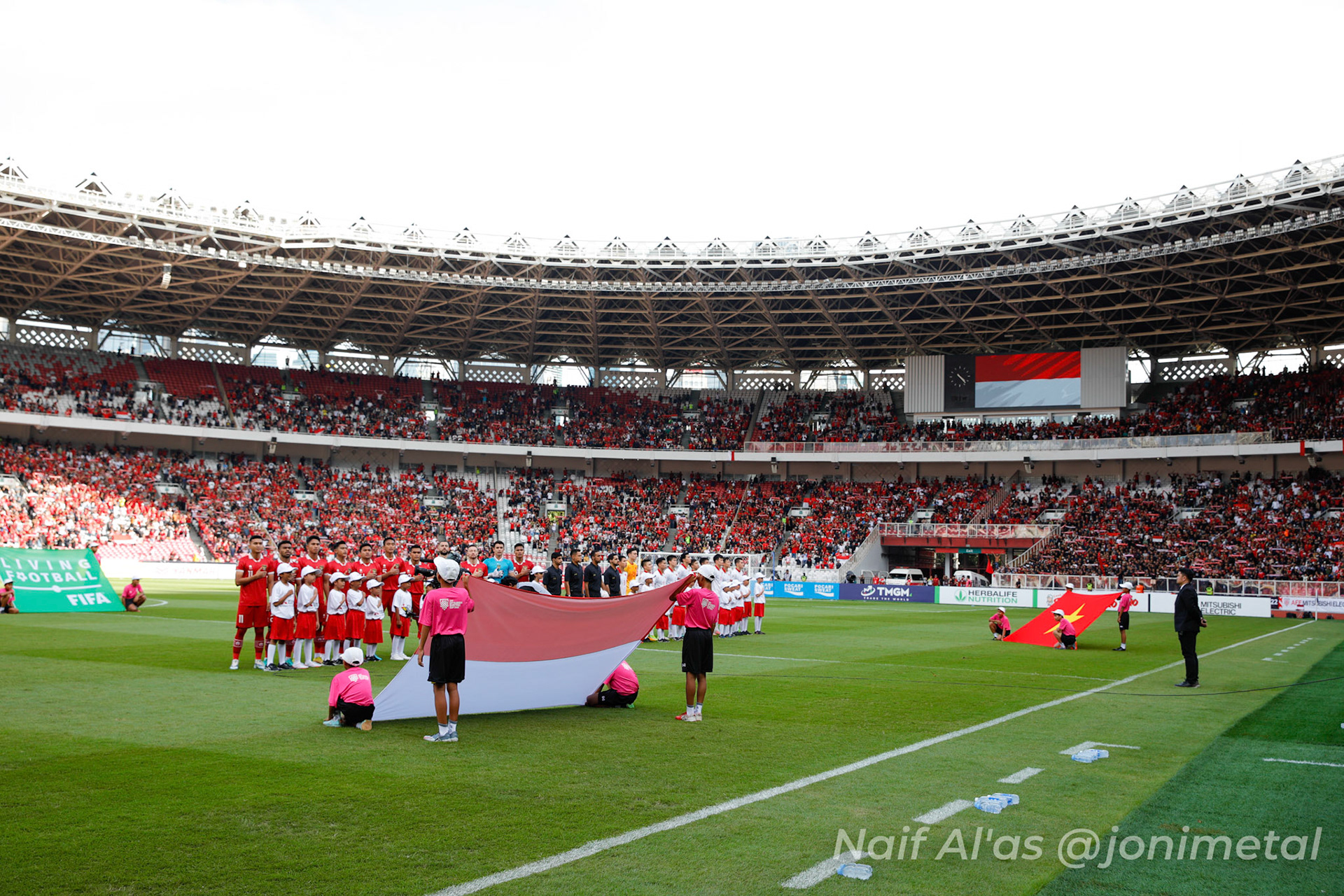 Jumat, 6 Januari 2022. AFF2022 - Semifinal, Leg 1 - Indonesia 0-0 Vietnam di Stadion Utama Gelora Bung Karno, Senayan - Jakarta