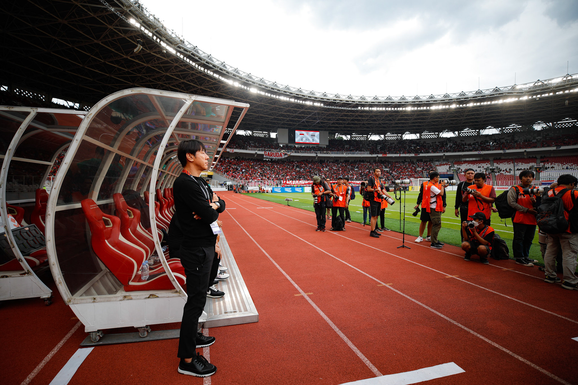 Kamis, 29 Desember 2022. AFF2022 - Group A - Indonesia 1-1 Thailand di Stadion Utama Gelora Bung Karno, Senayan - Jakarta