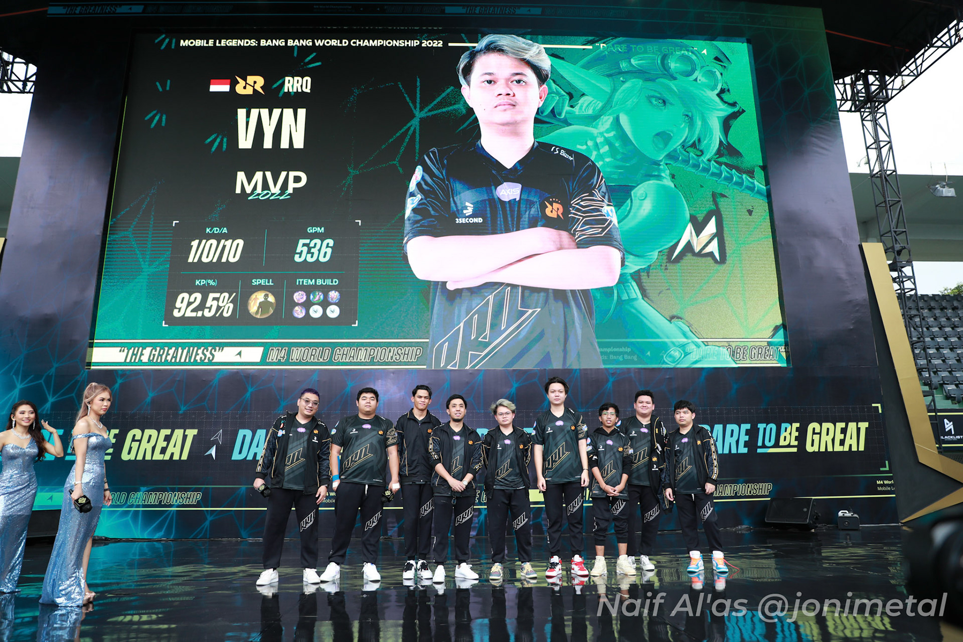 Jumat, 14 Januari 2023. M4 - Playoff Day 7 - Mobile Legends M4 World Championship di Tennis Indoor Senayan, Jakarta