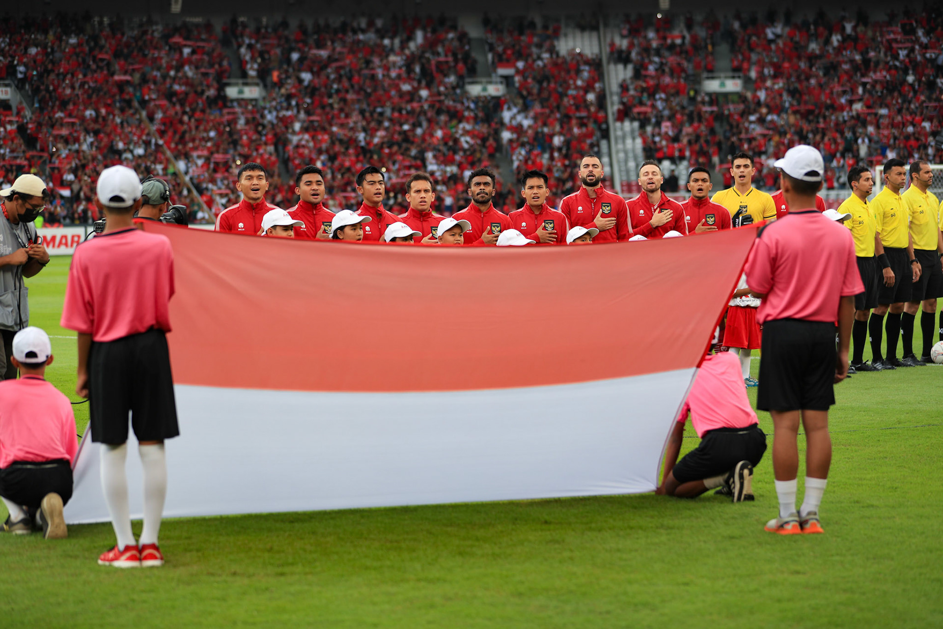 Kamis, 29 Desember 2022. AFF2022 - Group A - Indonesia 1-1 Thailand di Stadion Utama Gelora Bung Karno, Senayan - Jakarta