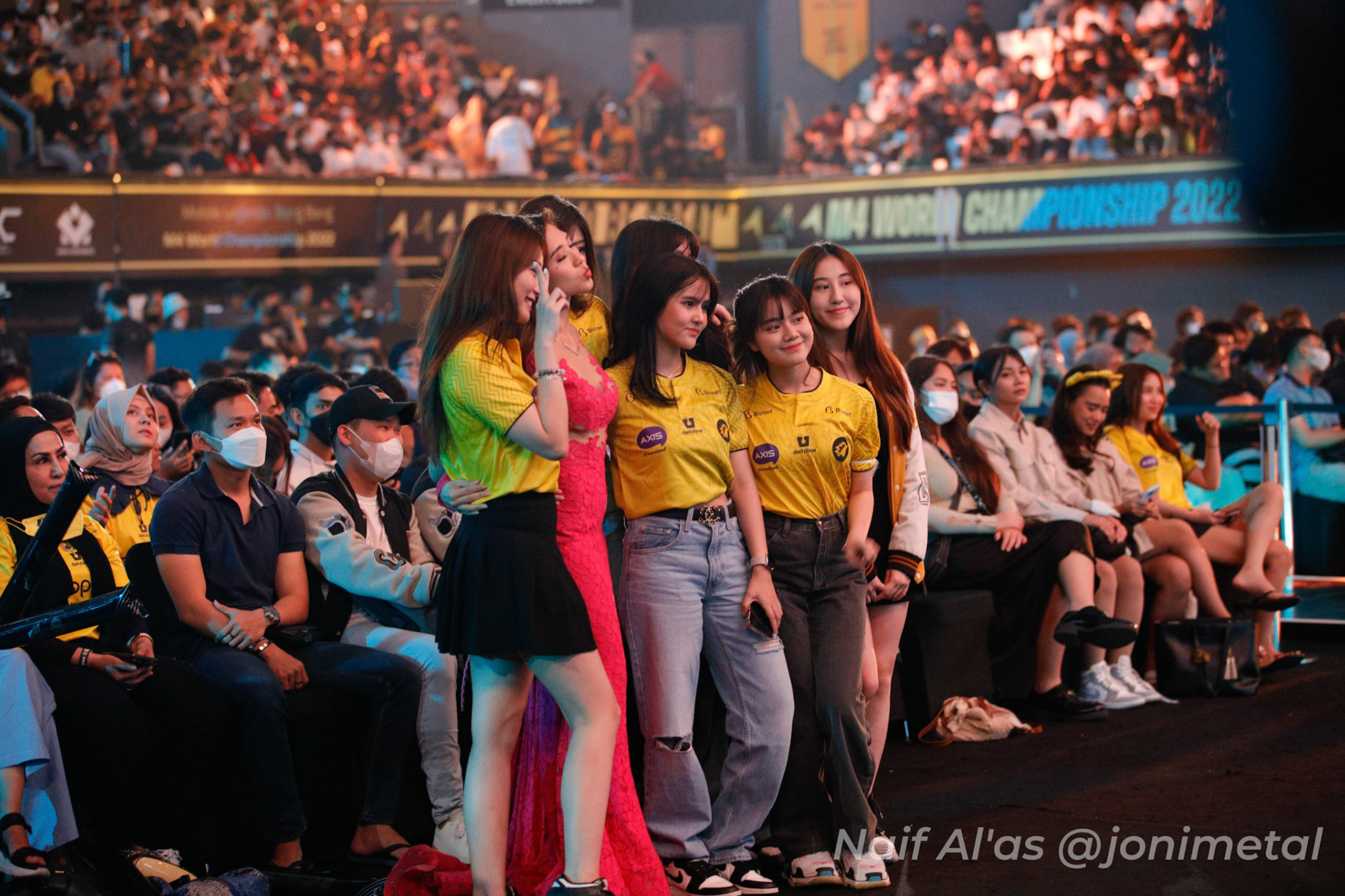 Sabtu, 14 Januari 2023. M4 - Playoff Day 8 - Mobile Legends M4 World Championship di Tennis Indoor Senayan, Jakarta