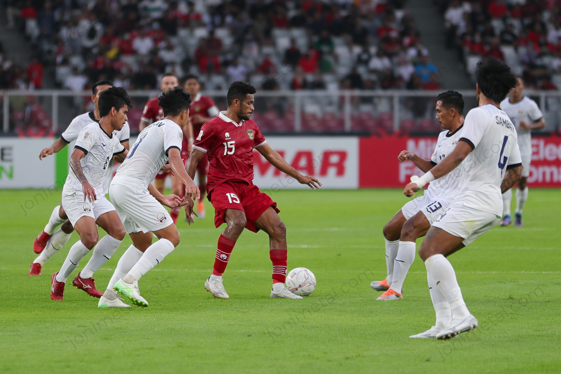 Jumat, 23 Desember 2022. AFF2022 - Indonesia 2-1 Kamboja di Stadion Utama Gelora Bung Karno, Senayan - Jakarta