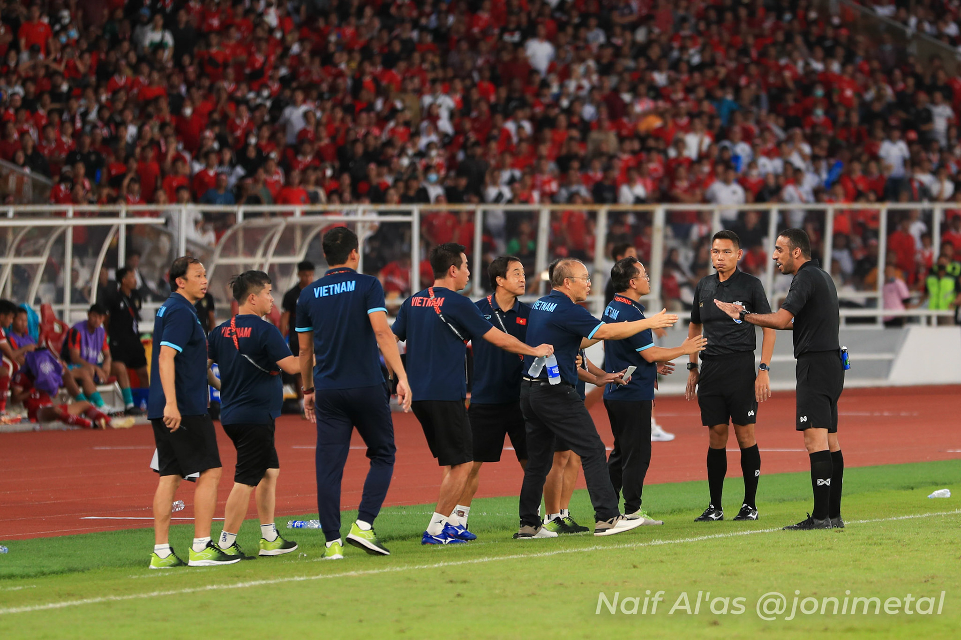 Jumat, 6 Januari 2022. AFF2022 - Semifinal, Leg 1 - Indonesia 0-0 Vietnam di Stadion Utama Gelora Bung Karno, Senayan - Jakarta