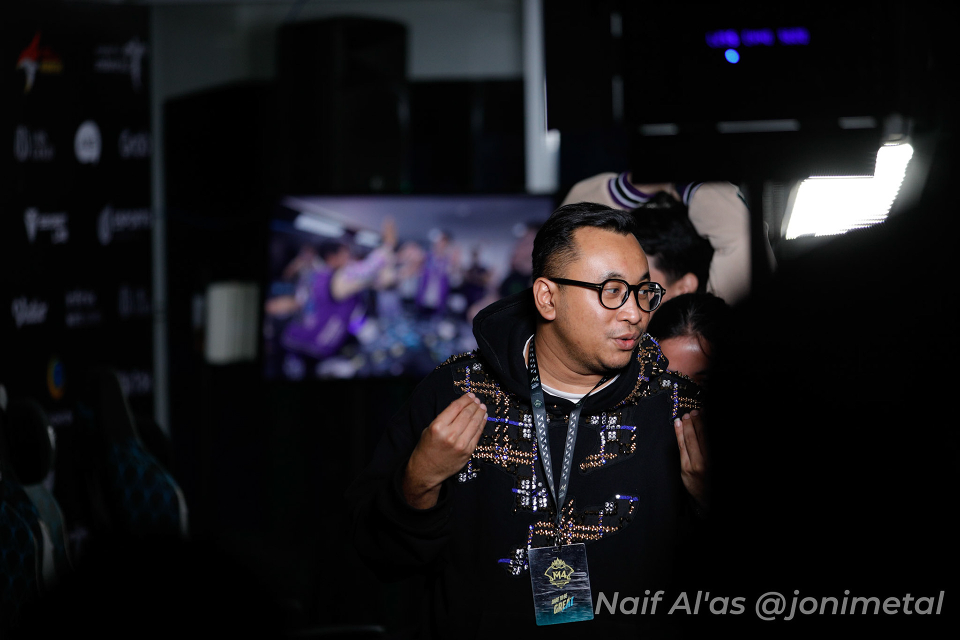 Minggu, 15 Januari 2023. M4 - Playoff Day 9 - Mobile Legends M4 World Championship di Tennis Indoor Senayan, Jakarta