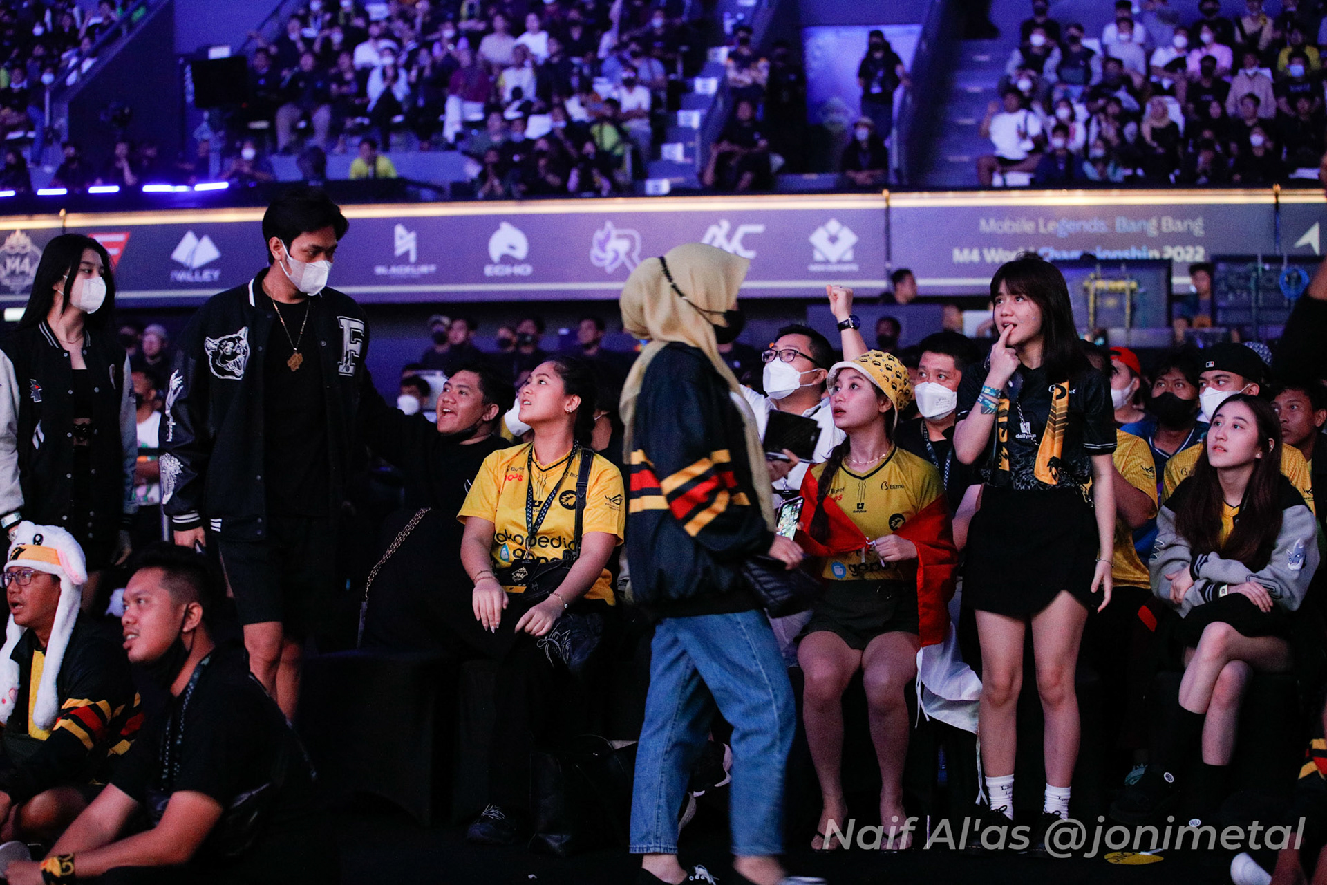 Kamis, 12 Januari 2023 . M4 - Playoff Day 6 - Mobile Legends M4 World Championship di Tennis Indoor Senayan, Jakarta