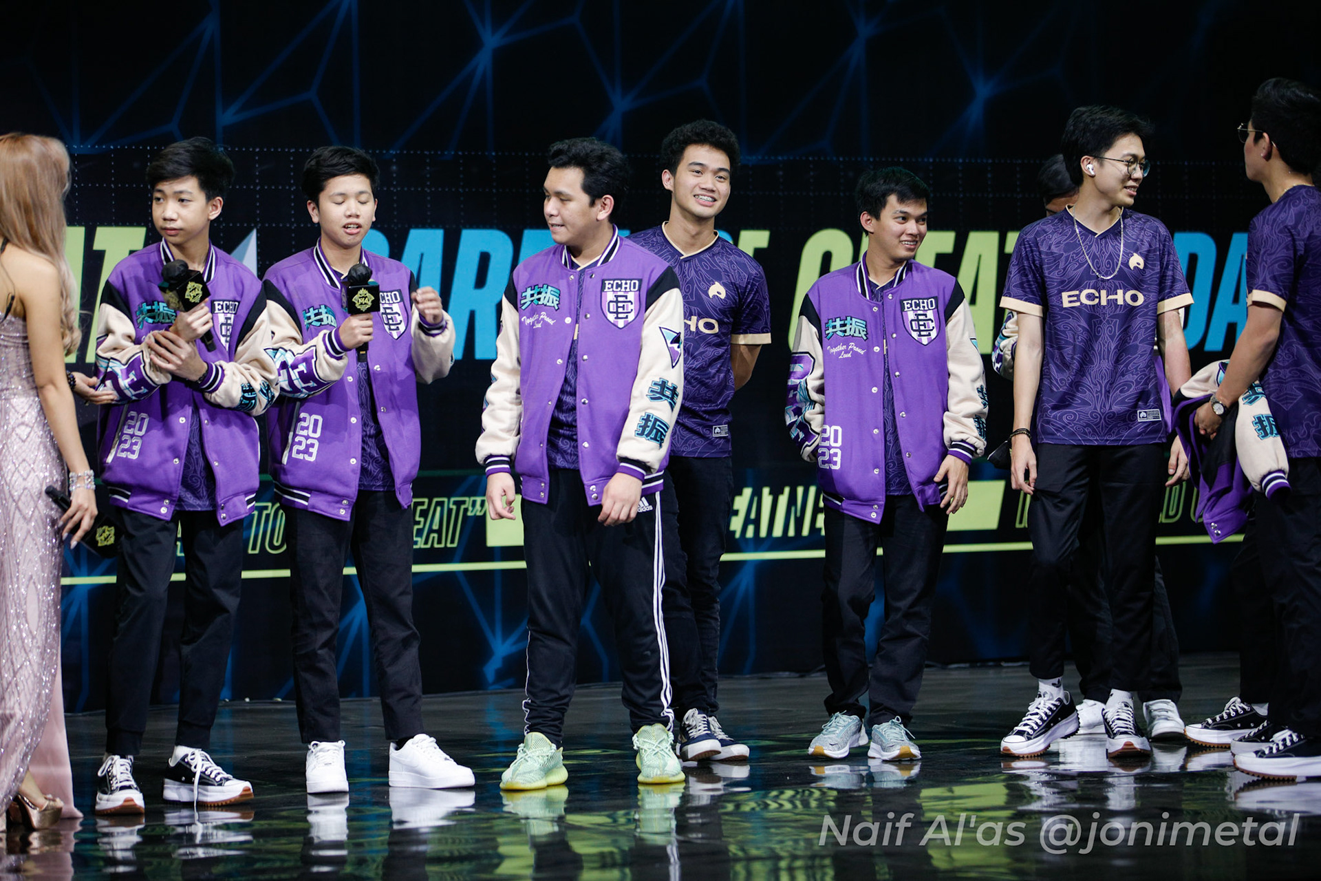 Kamis, 12 Januari 2023 . M4 - Playoff Day 6 - Mobile Legends M4 World Championship di Tennis Indoor Senayan, Jakarta