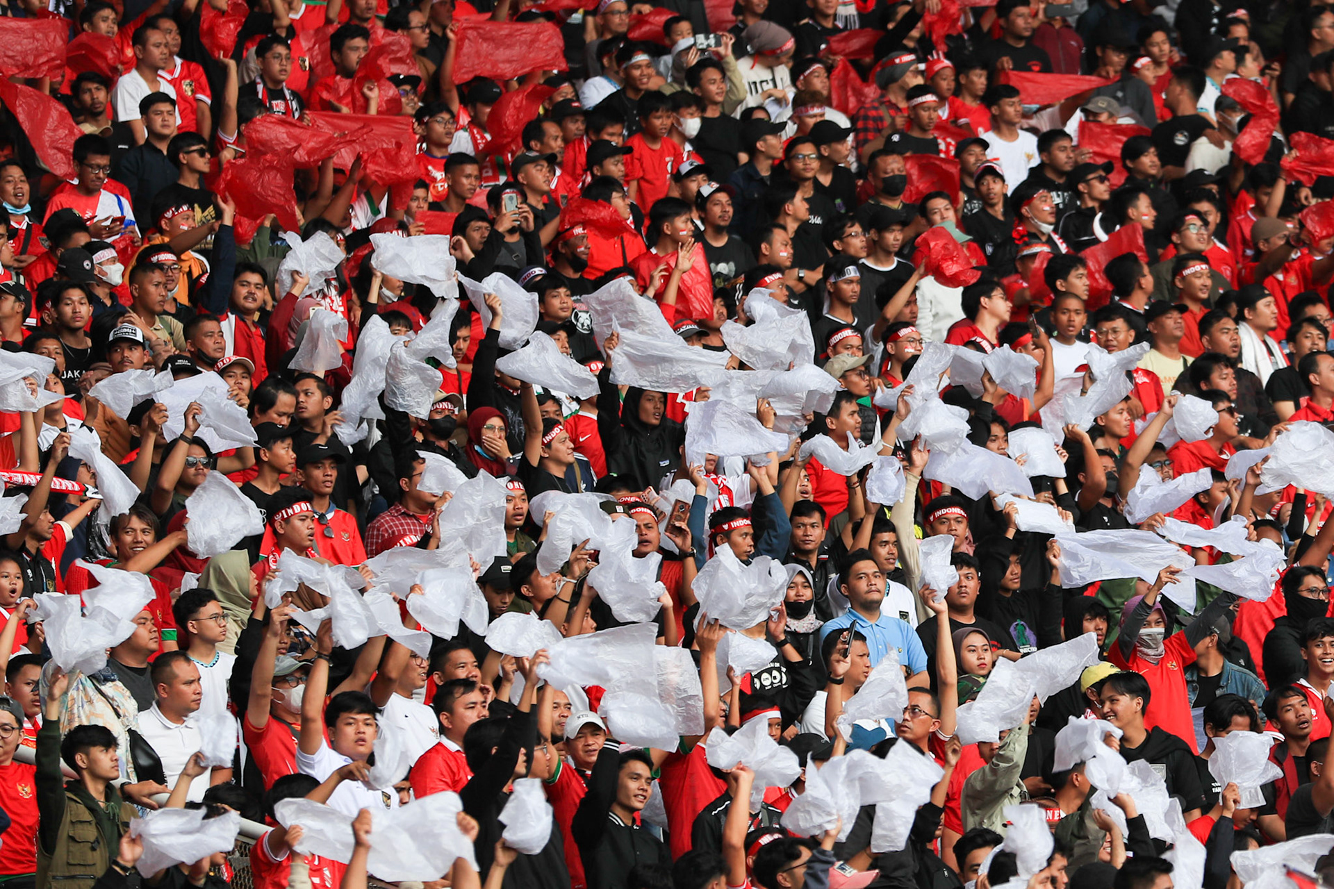 Kamis, 29 Desember 2022. AFF2022 - Group A - Indonesia 1-1 Thailand di Stadion Utama Gelora Bung Karno, Senayan - Jakarta