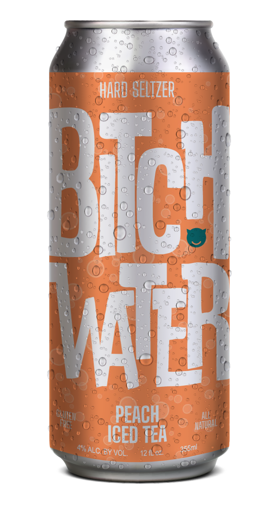 Peach iced-tea flavour mock-up