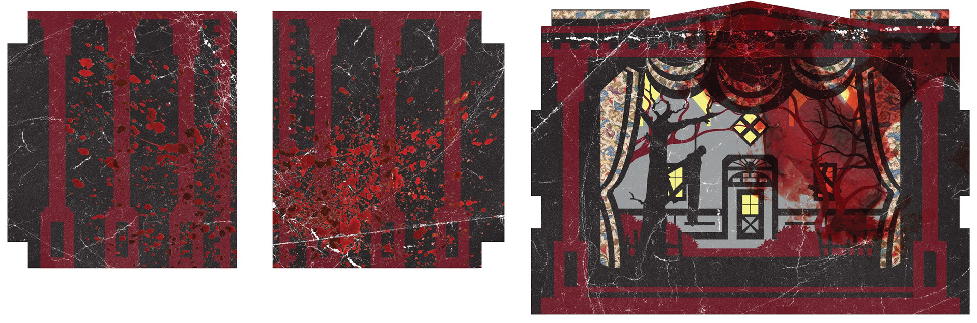 invitation to the Nouveau Theatre des Vampires (in sections, and heavily distressed)
