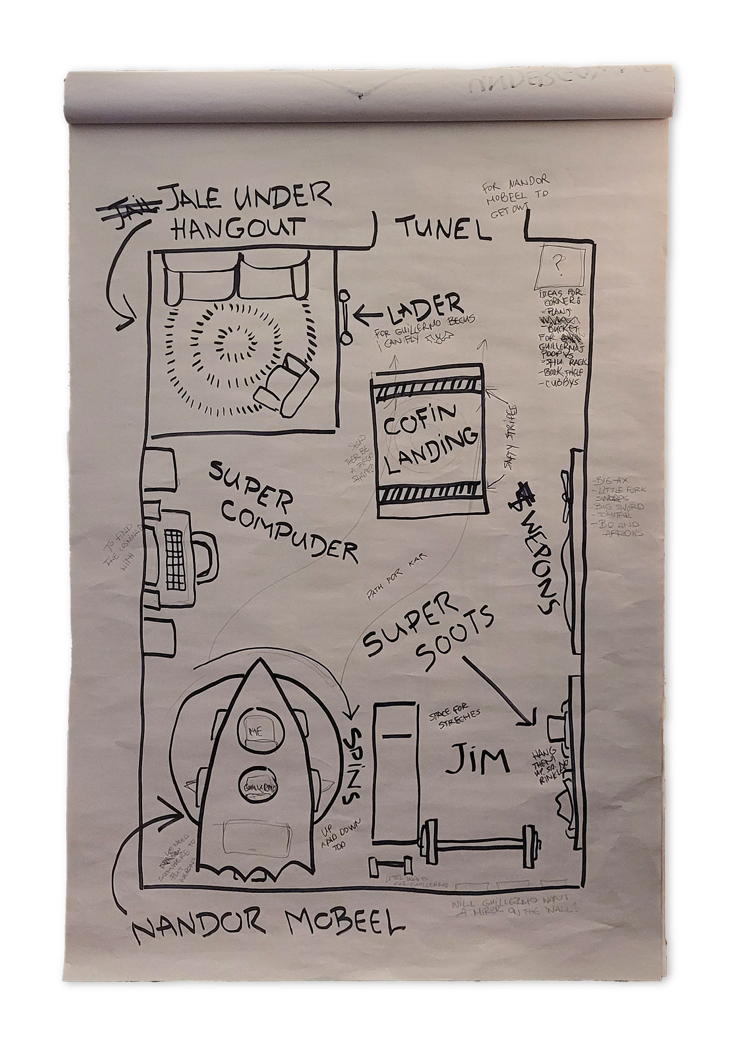Secret lair floorplan