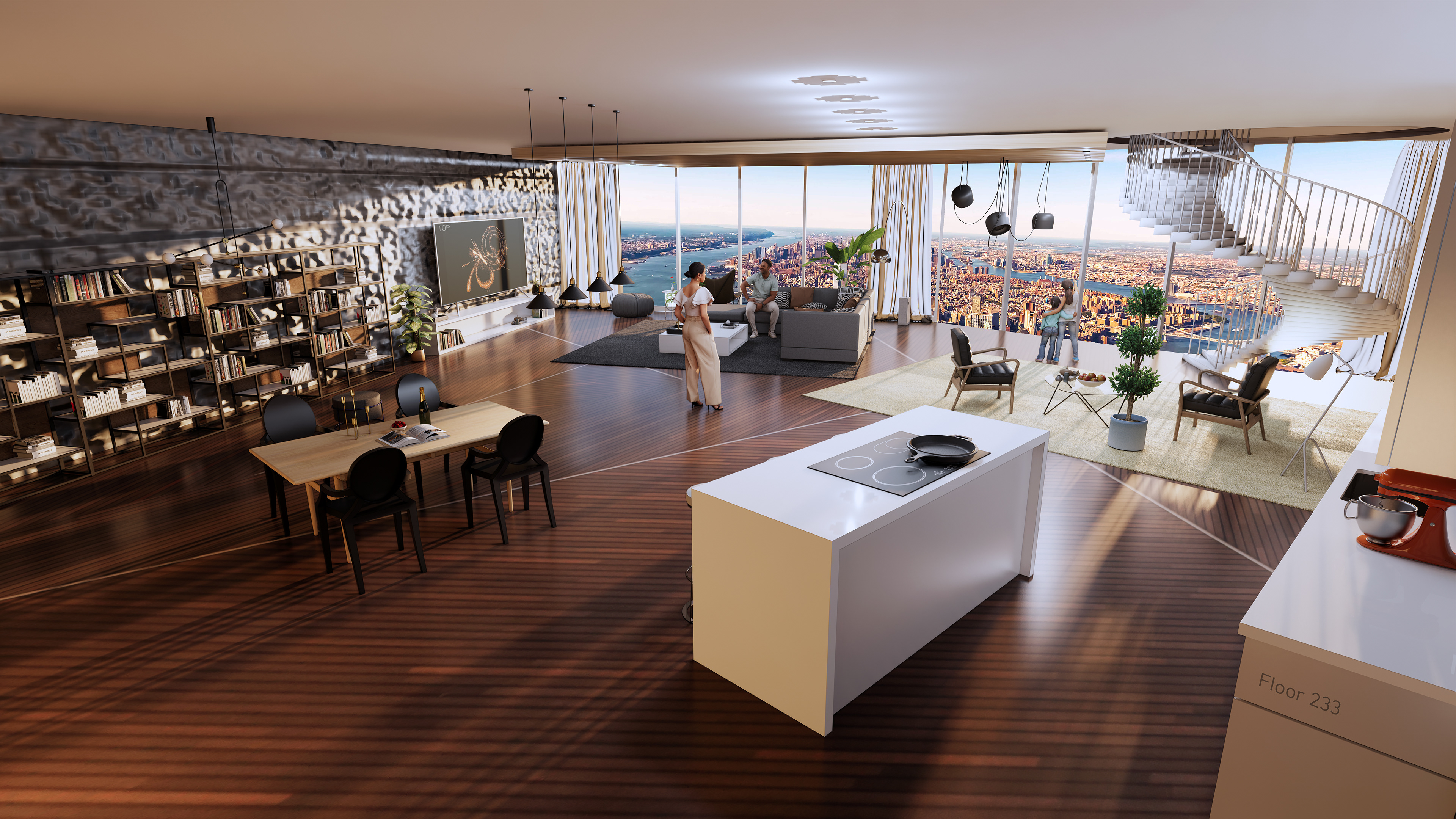 Tower of Purification residential interior