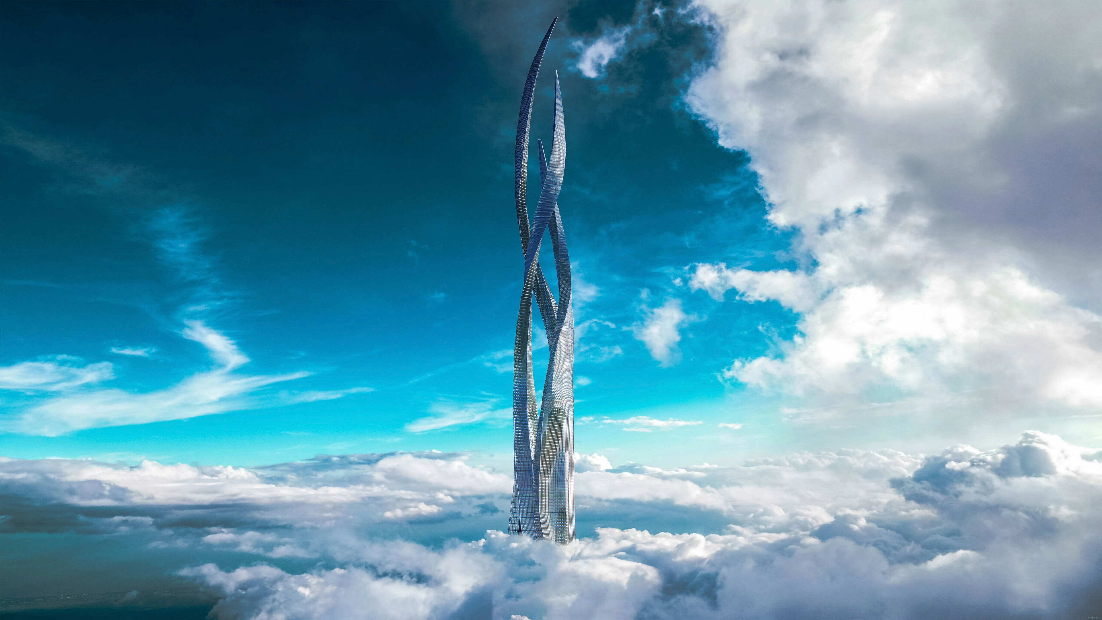Tower of Purification sky view