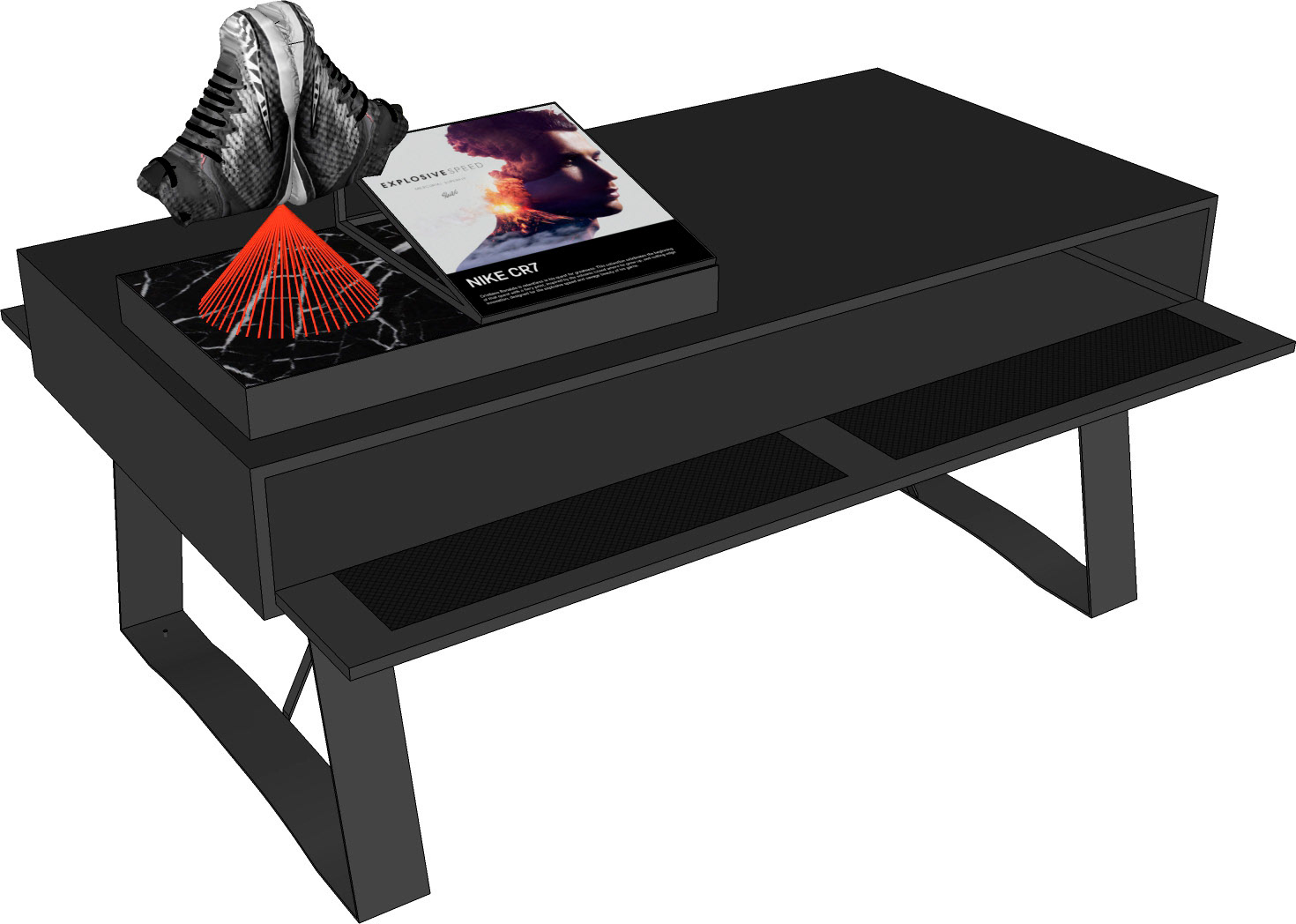Product display table layout