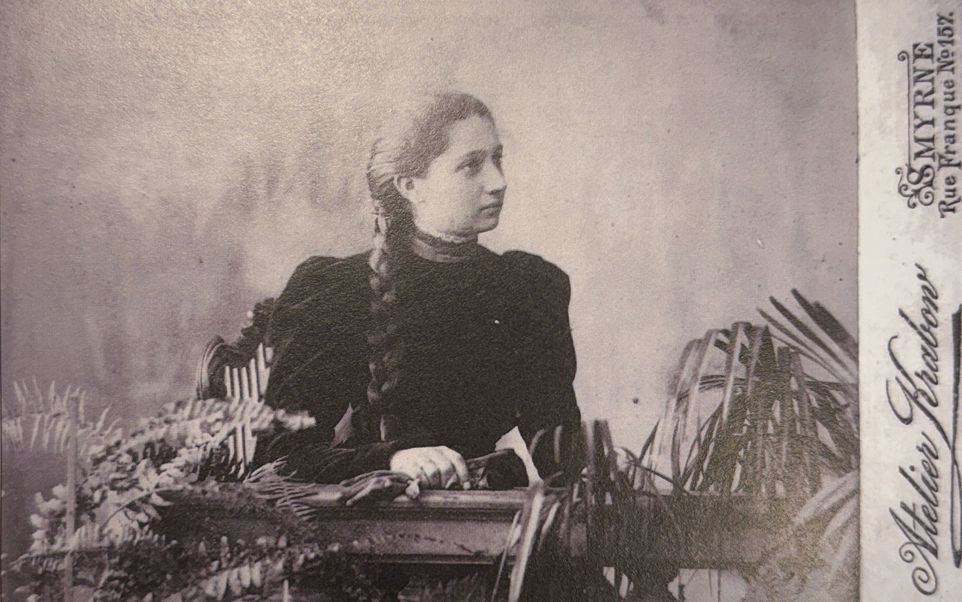 1898, Hedwig (Hetty) Stengel, daughter of Carl Stengel son from from Clara Prokopp’s first marriage. Source: Sally Elliott, Smyrna, one family’s tale, 2013 Photo: TAM Museum