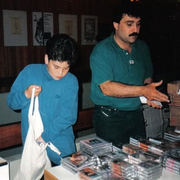 Sezen Aksu’s concert tapes Alemdar’s Turkish videos and music cassettes shop in the 1990s Source: Nazım Alemdar