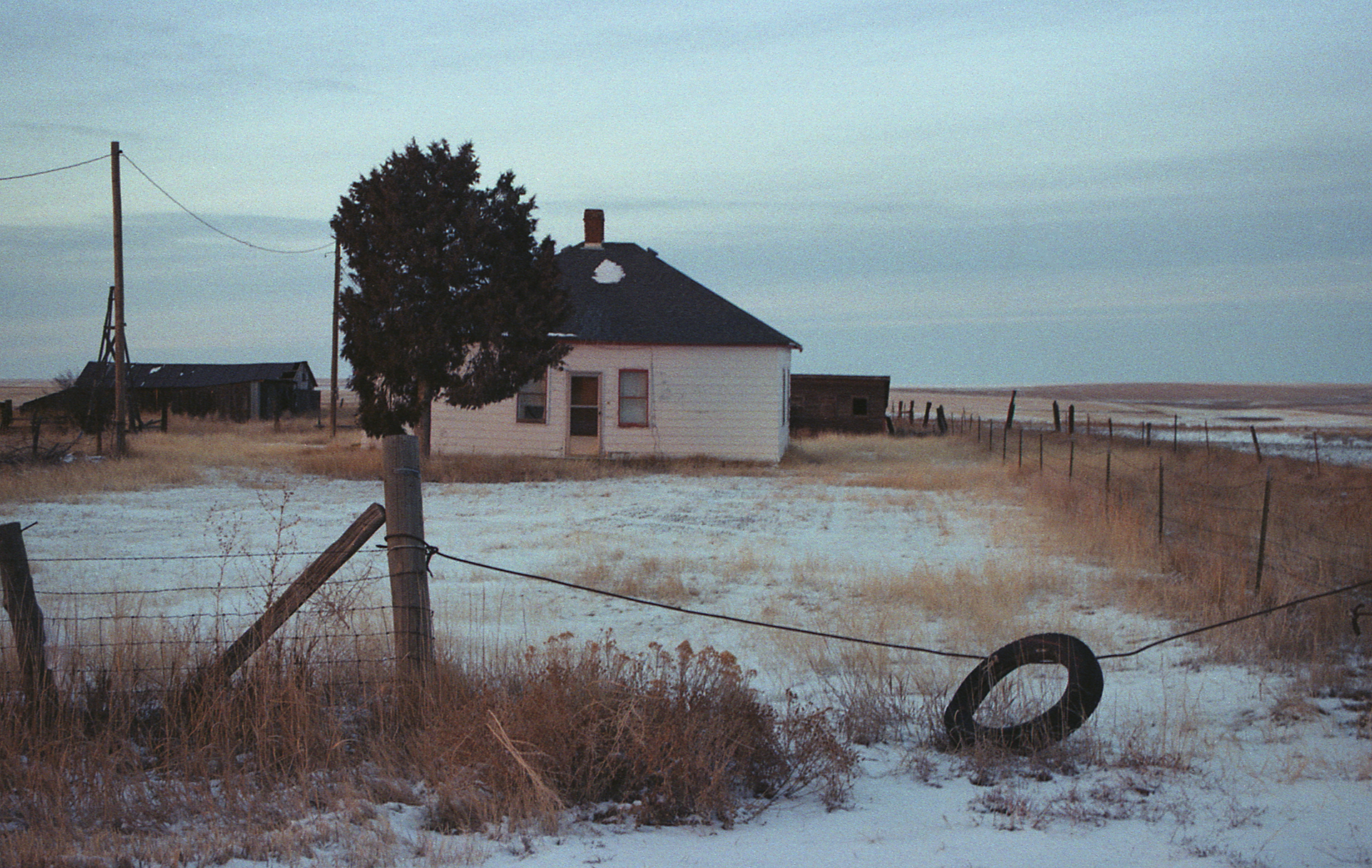 A house spotted from the highway, Colorado, 2017