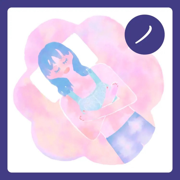 Wacoal「重力から守るボディケアカルタ」イラスト