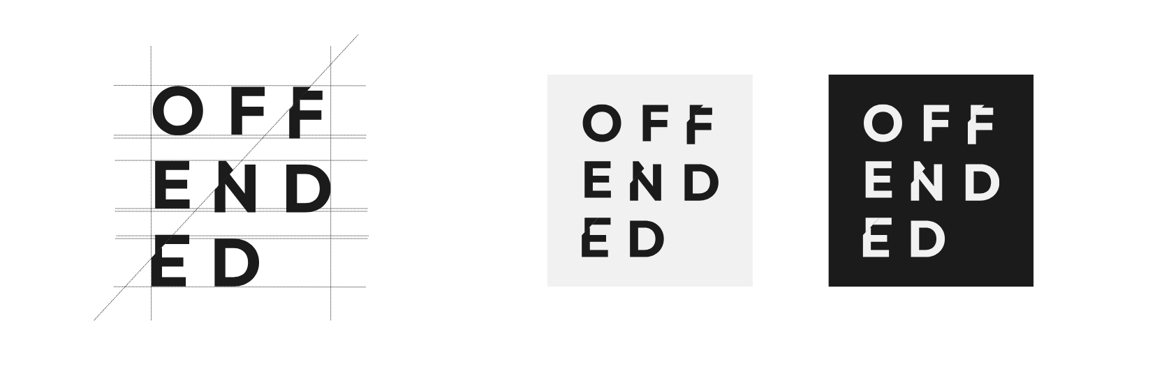 offended logo label tag version