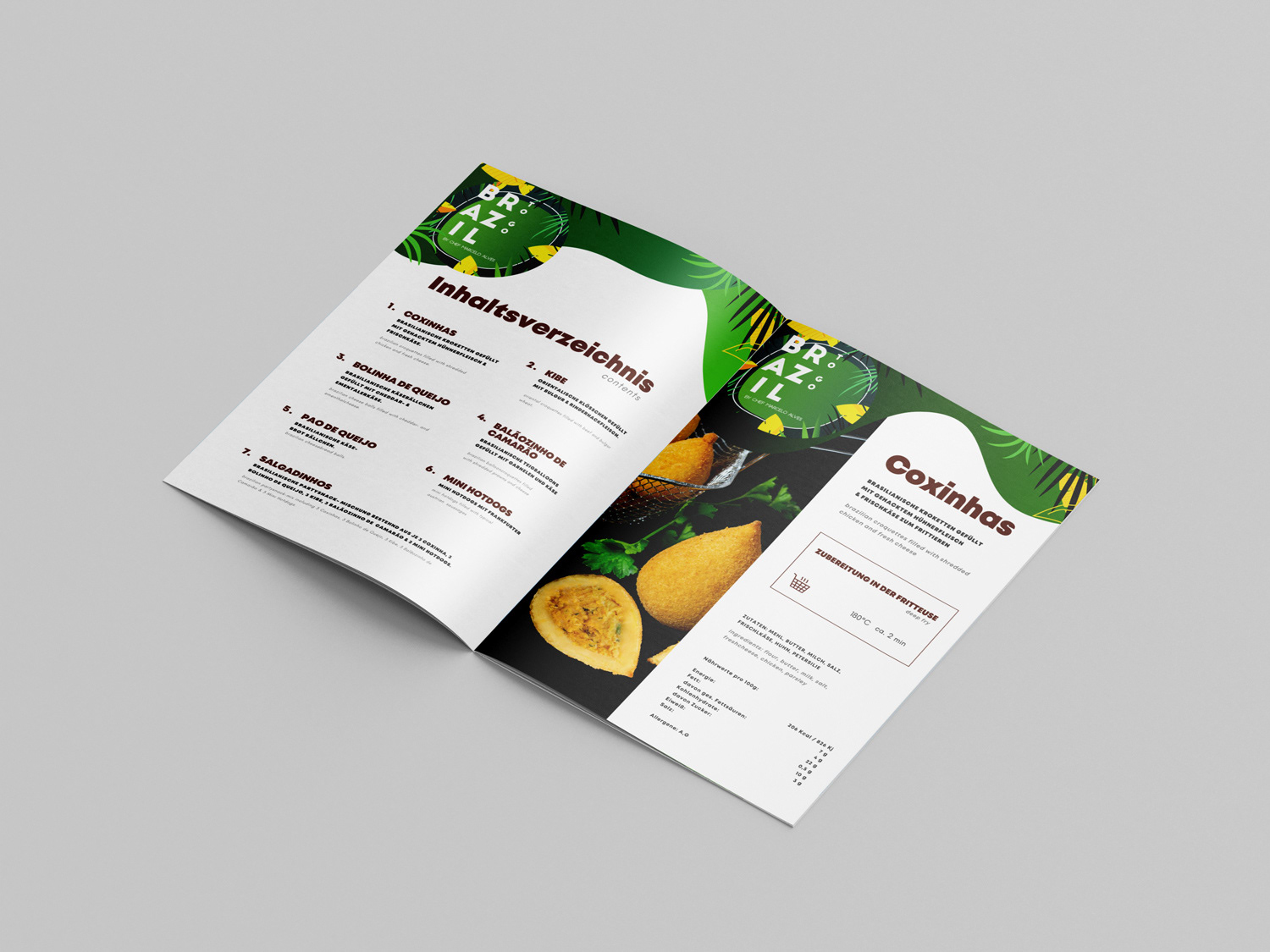 BRAZILTOGO BOOKLET 2020 | inhaltsverzeichnis - coxinhas