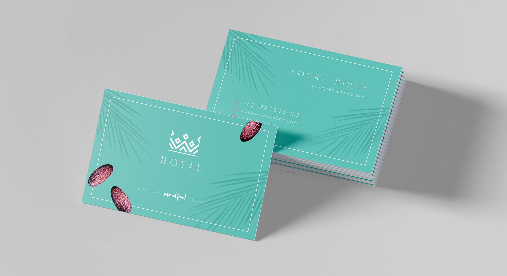 ROYAL businesscards mockup