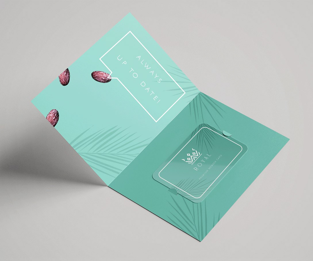 ROYAL premium membercard mockup