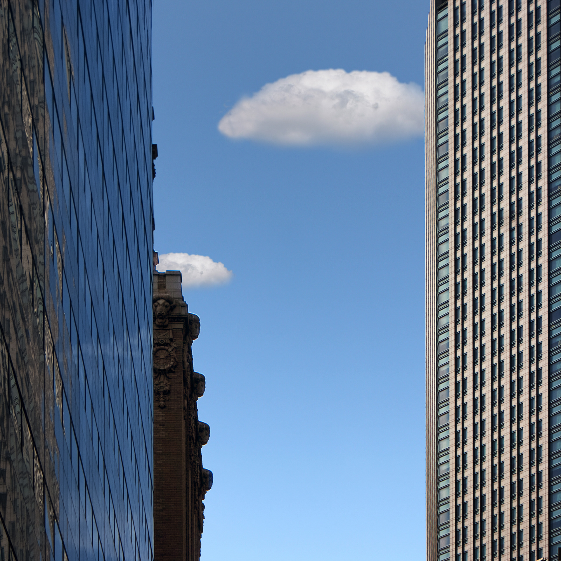 Frame City _NewYork #2  80cm x 80cm _ Digital Archival Pigment Print 2010