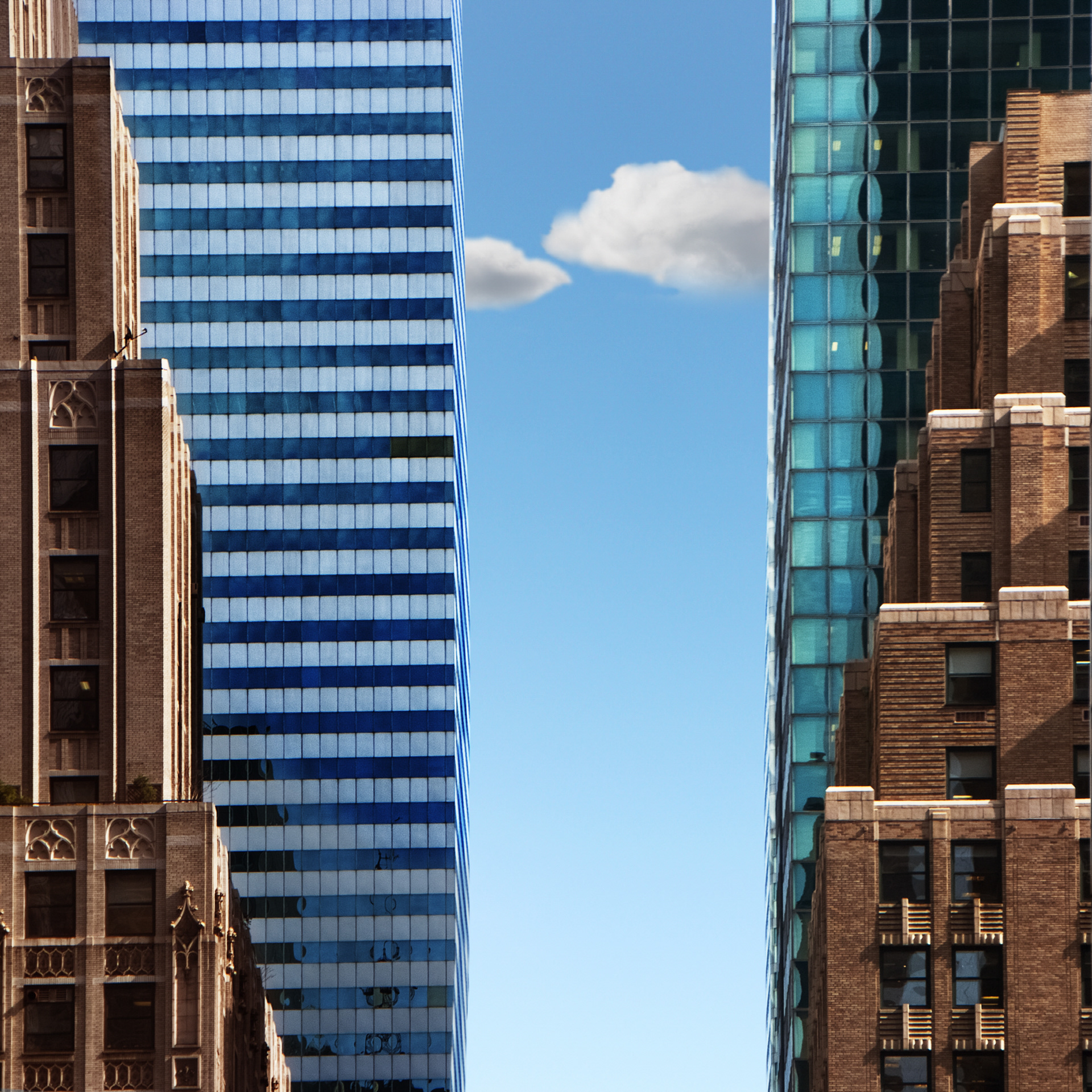 Frame City _NewYork #1 80cm x 80cm_ Digital Archival Pigment Print 2010