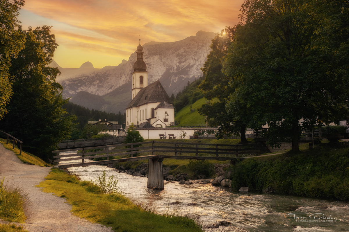 Pfarrkirche St. Sebastian Ramsau - Germany, Bayern, Berchtesgaden