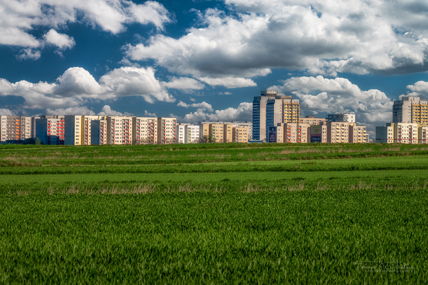Tychy widziane z Cielmic
