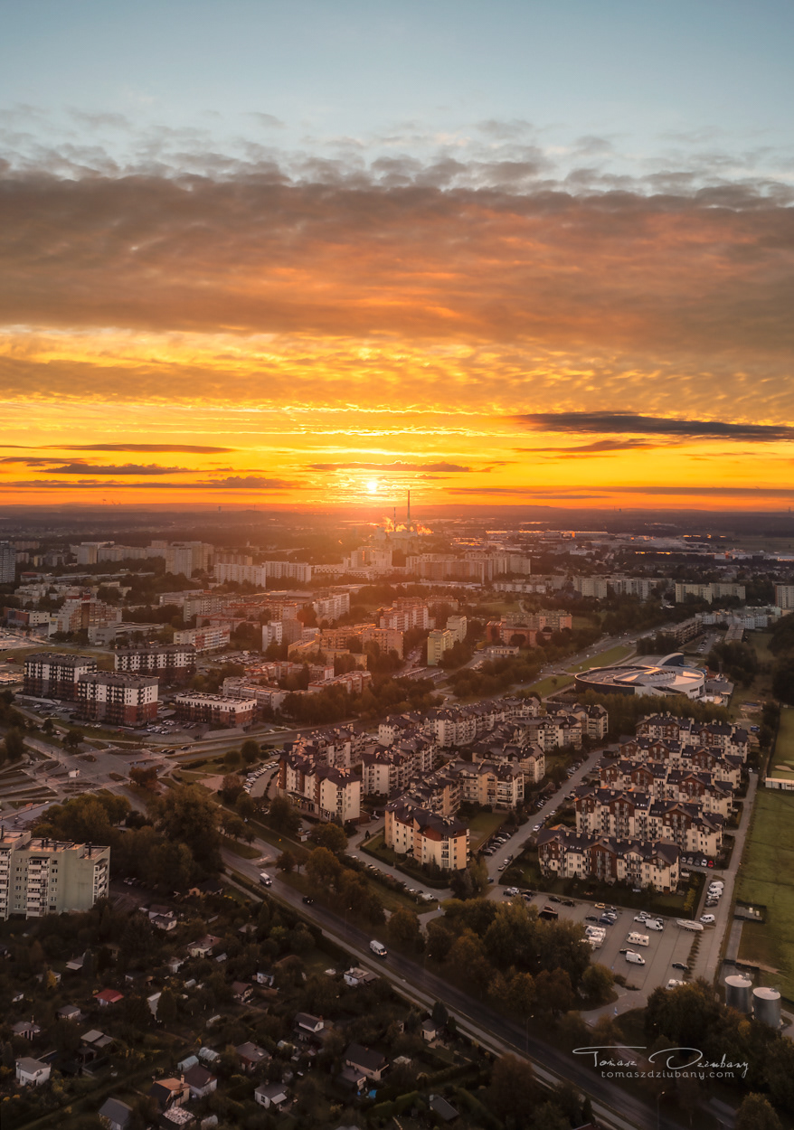 Tychy o wschodzie