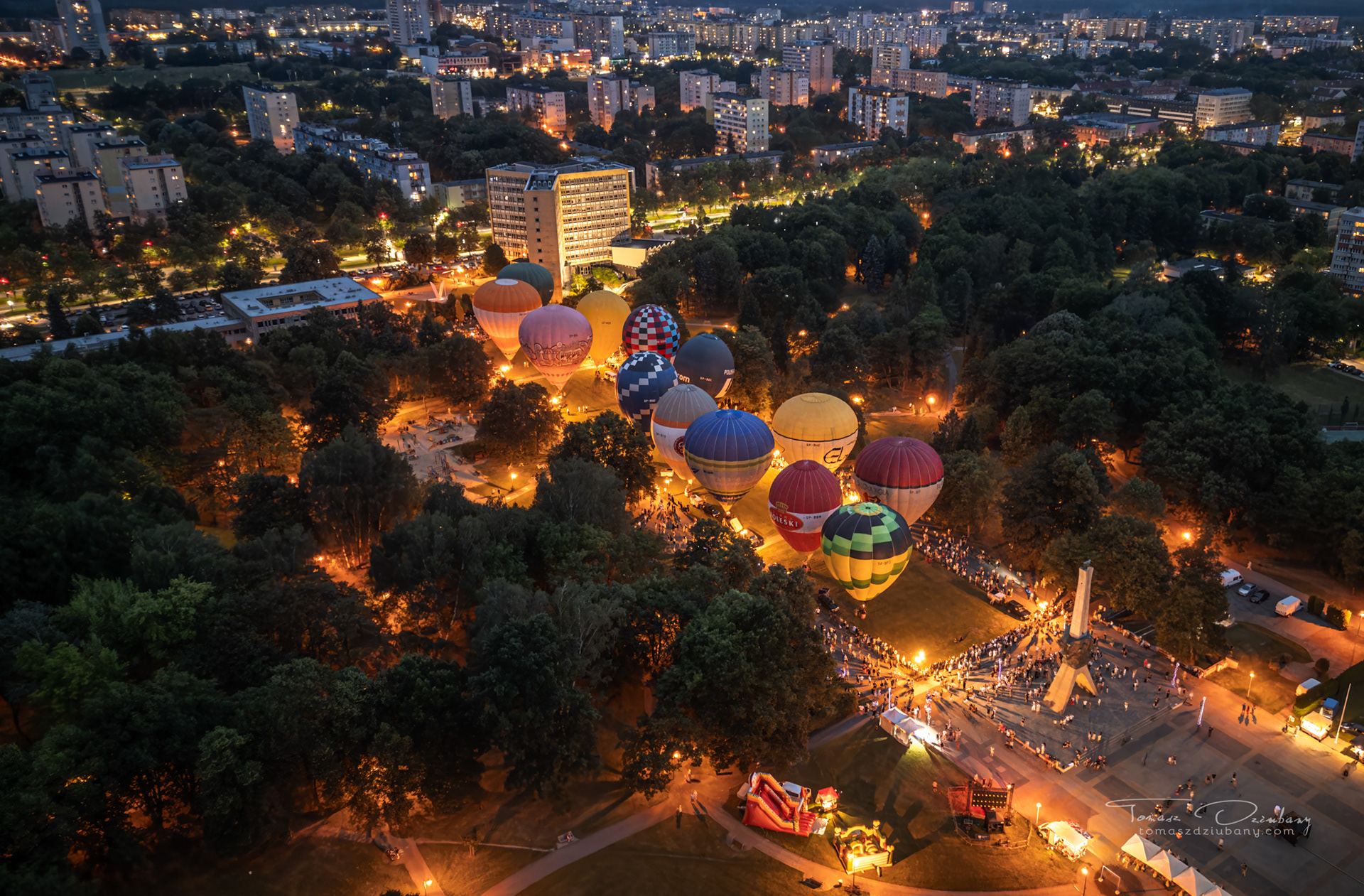 Park Solidarności - Zawody Balonowe