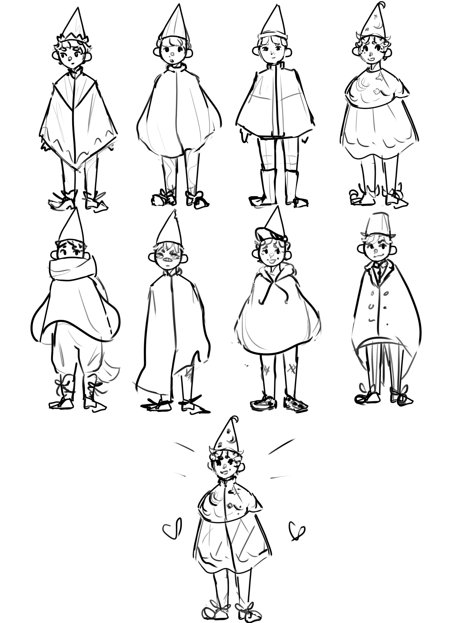 Early Protagonist Concepts