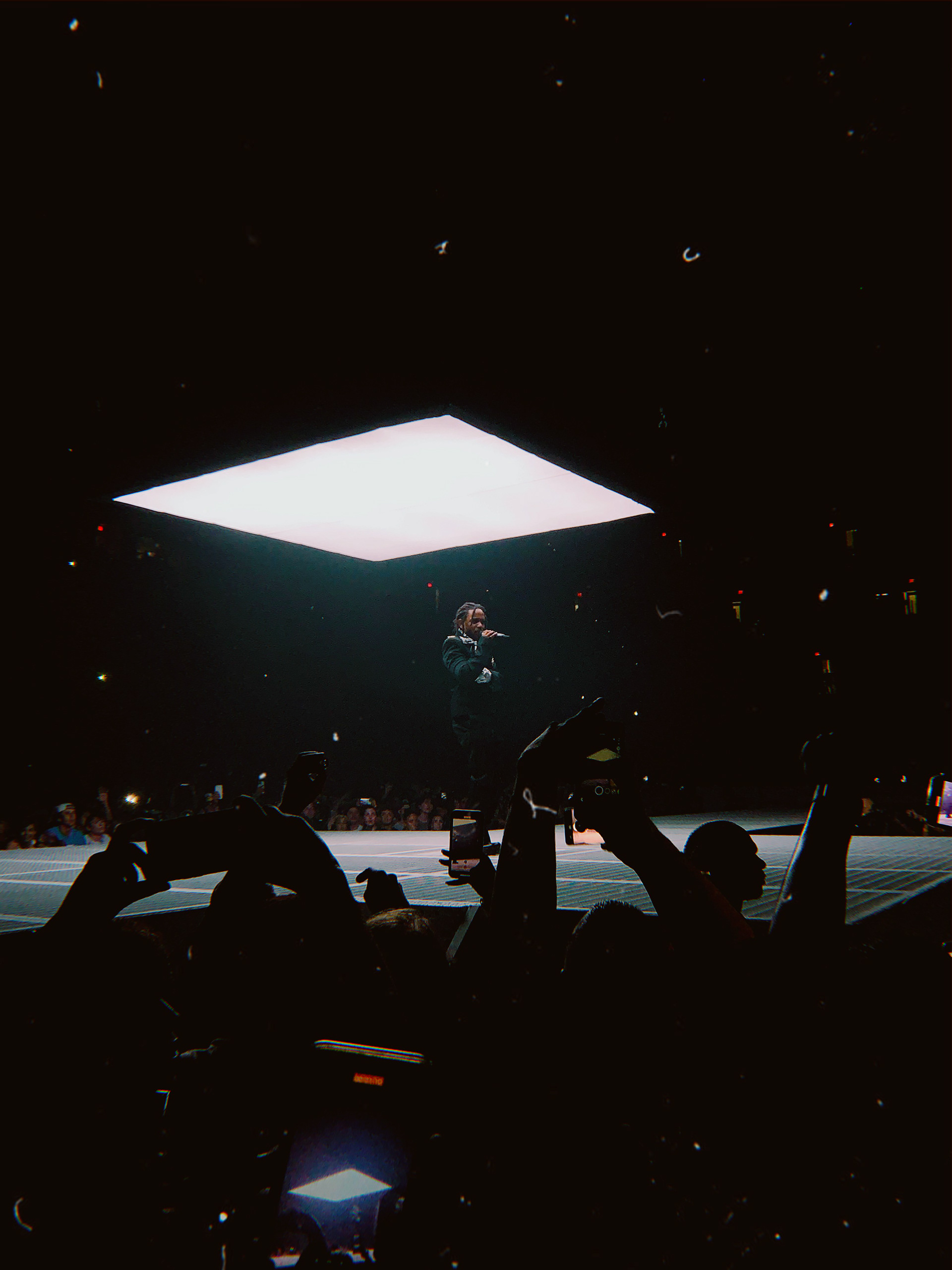 Kendrick Lamar captured at Paycomn Stadium
