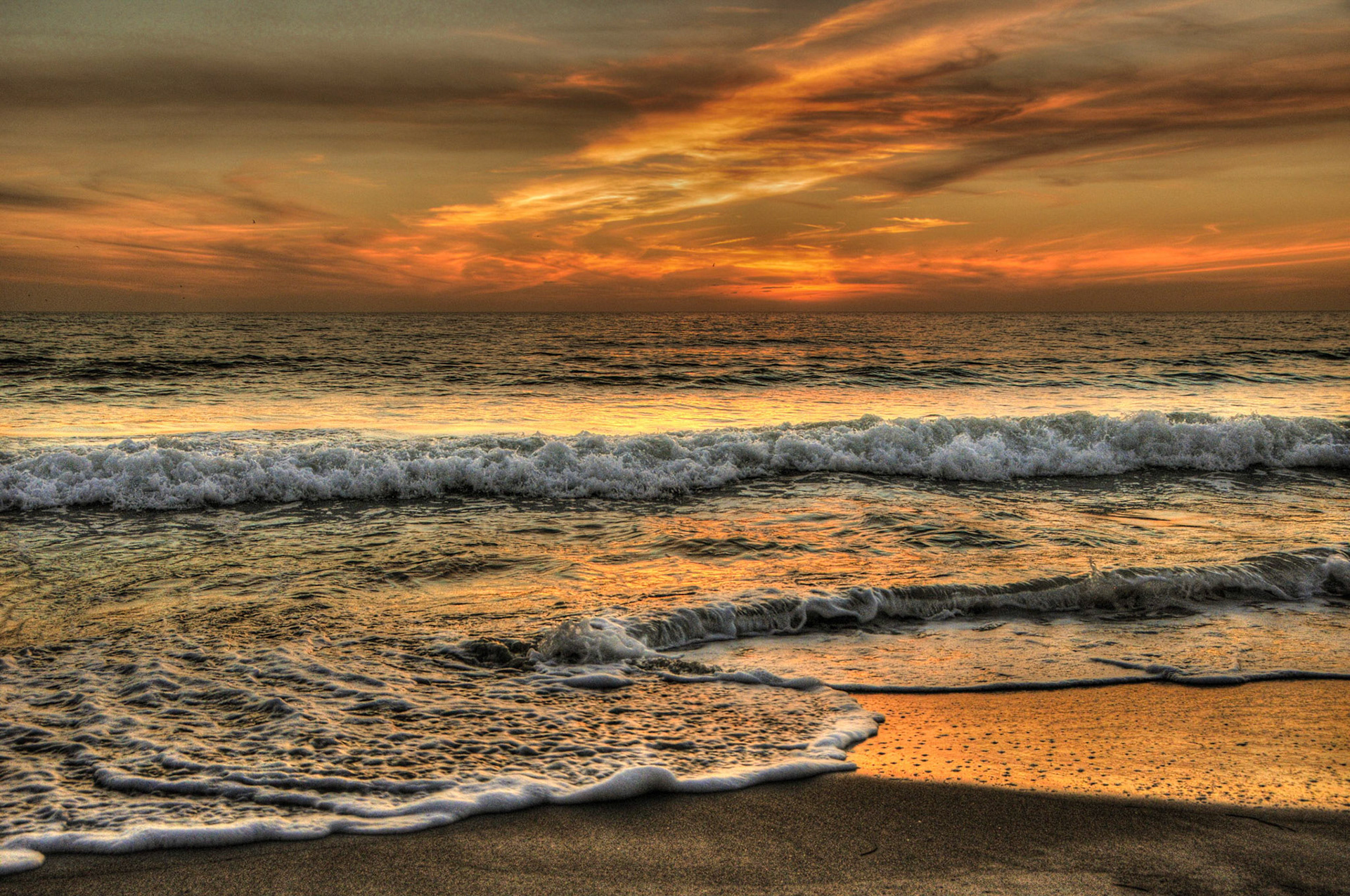 Bay Isles, Longboat Key Beach at Sunset
