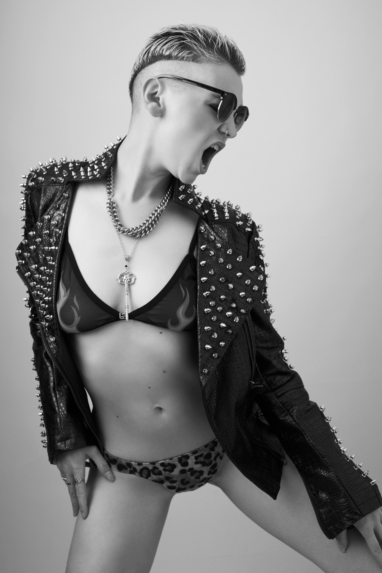 alt fashion photoshoot with model Kelsey Wolfe