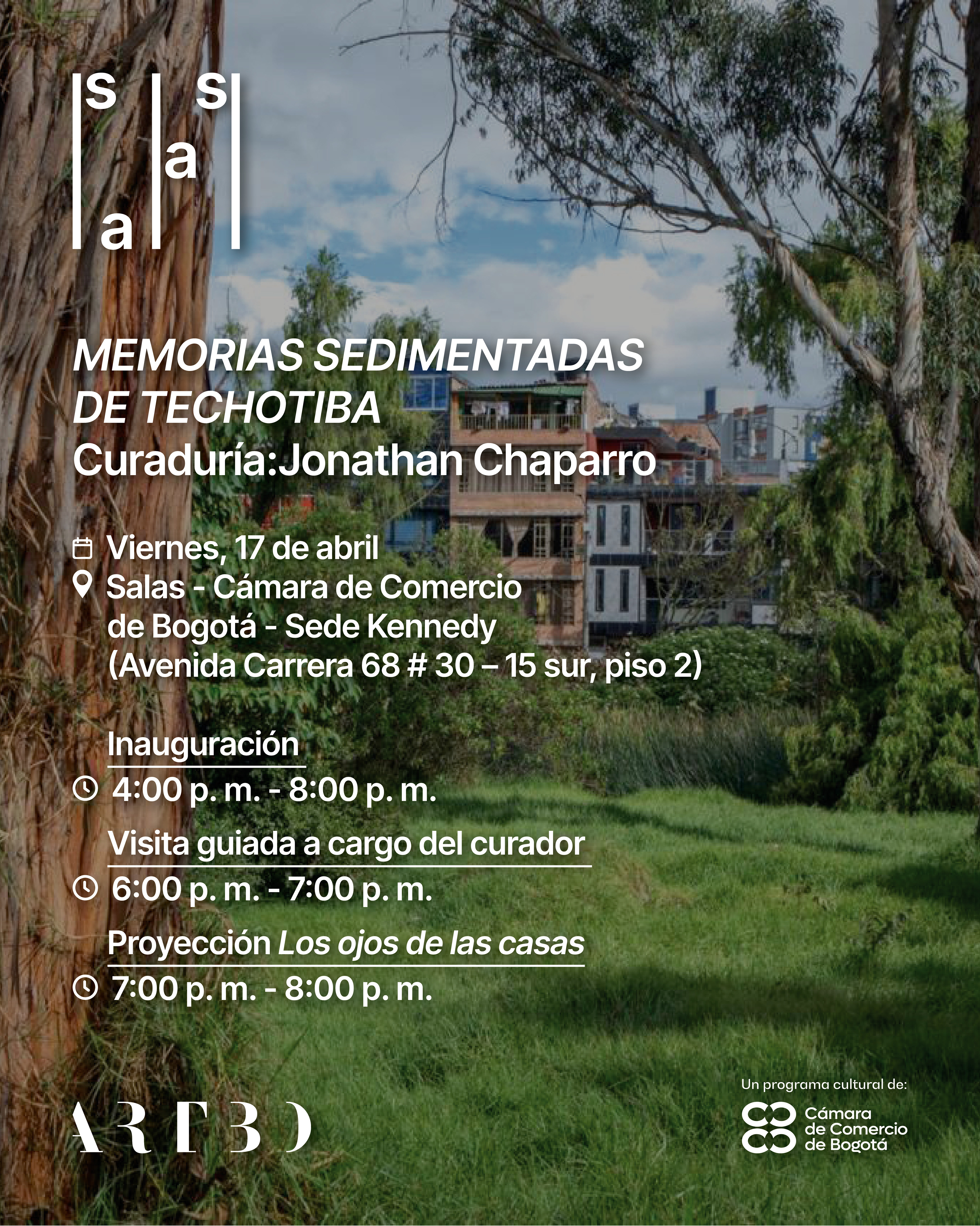 Exposición Memorias sedimentadas de Techotiba