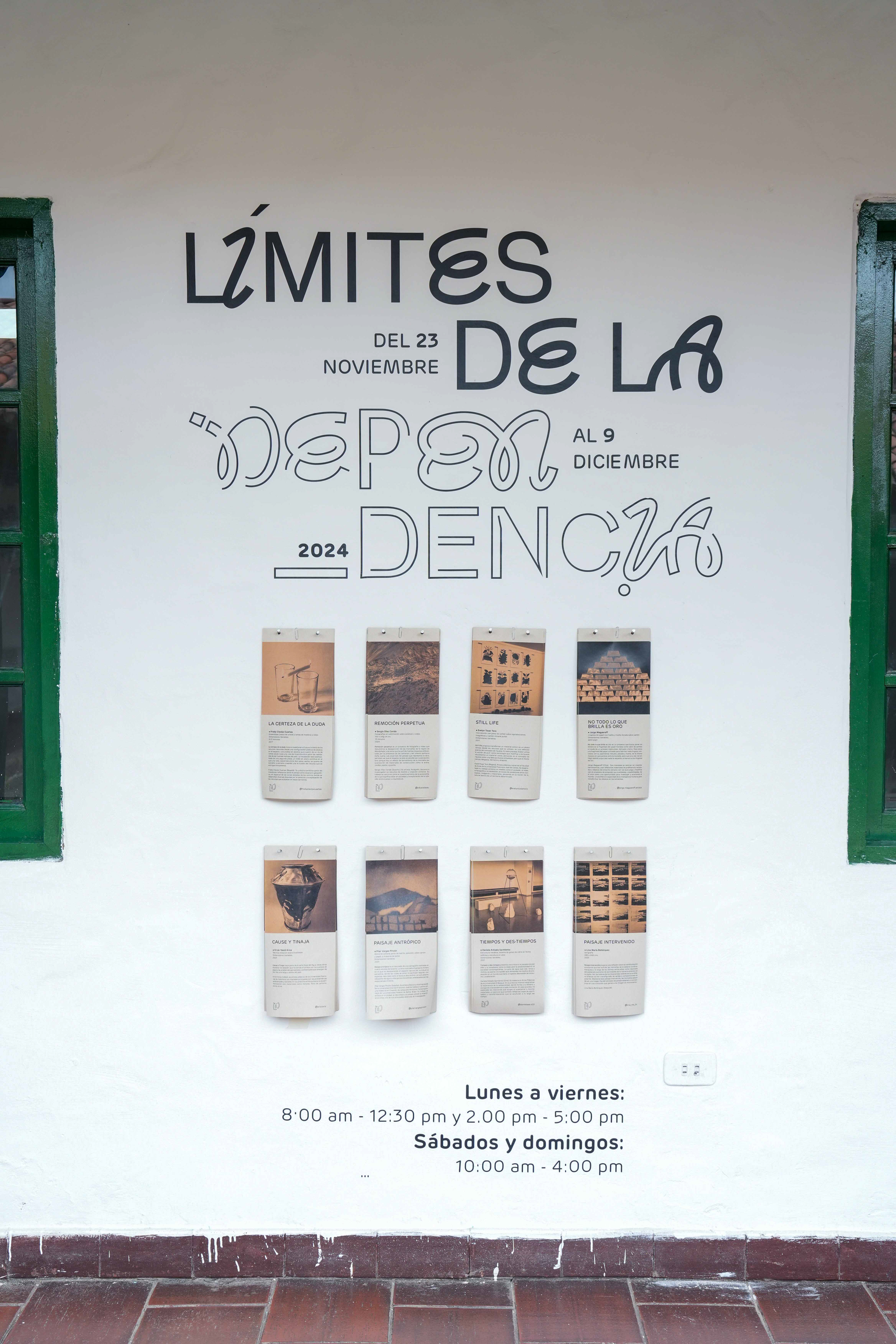Exposición Límites de la dependencia, Casa de Cultura de Suesca/ARTBO