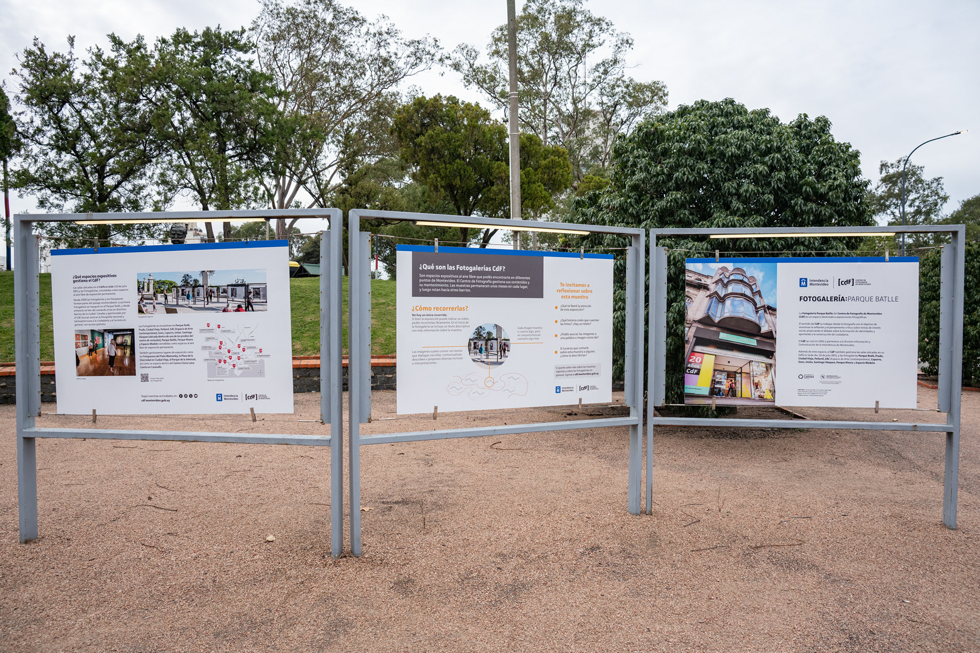 Fotogalería Parque Batlle, Montevideo.