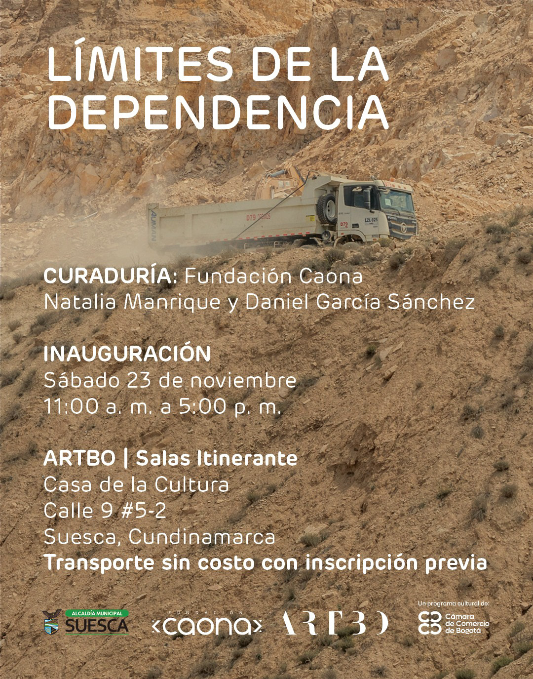 Exposición Límites de la dependencia, Casa de Cultura de Suesca/ARTBO