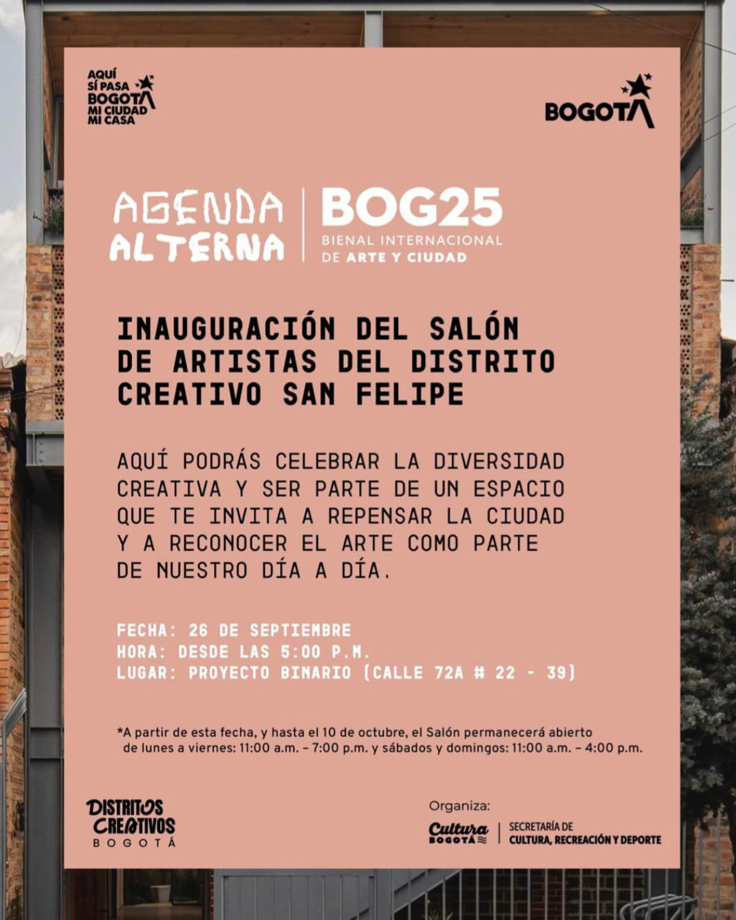 Binario, Bienal de Bogotá, 2025.