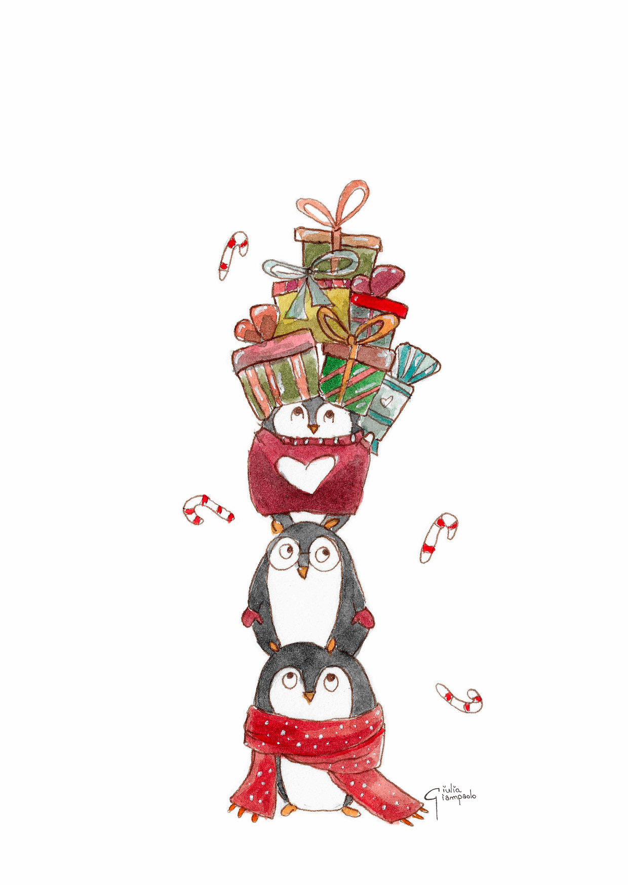 Pingouins de Noel