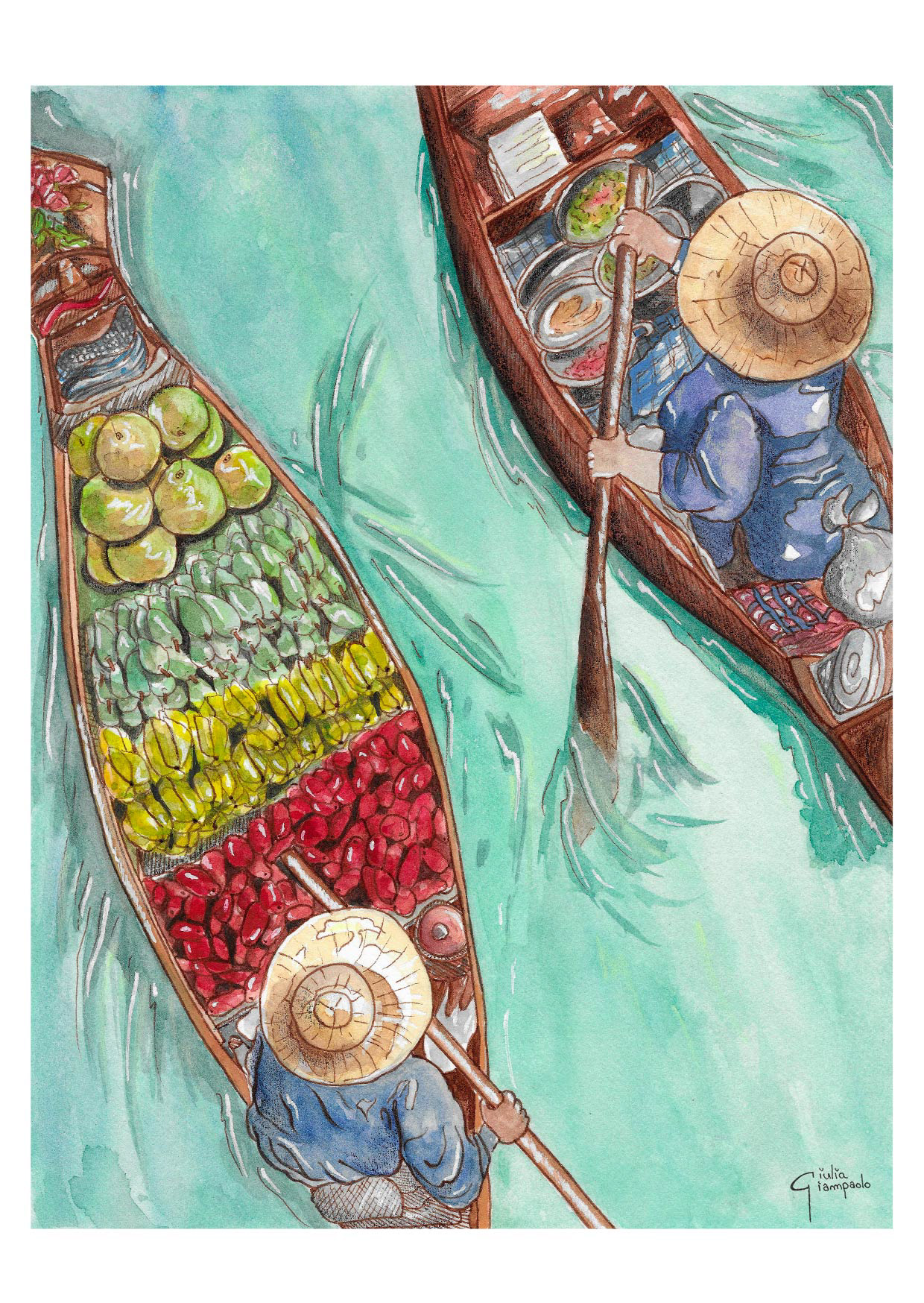 Floating market
