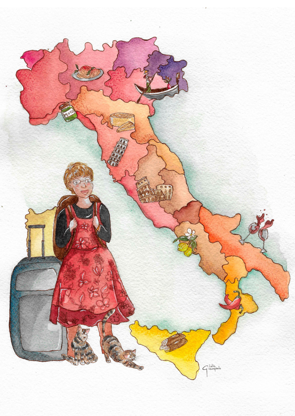 Voyage a travers l'Italie