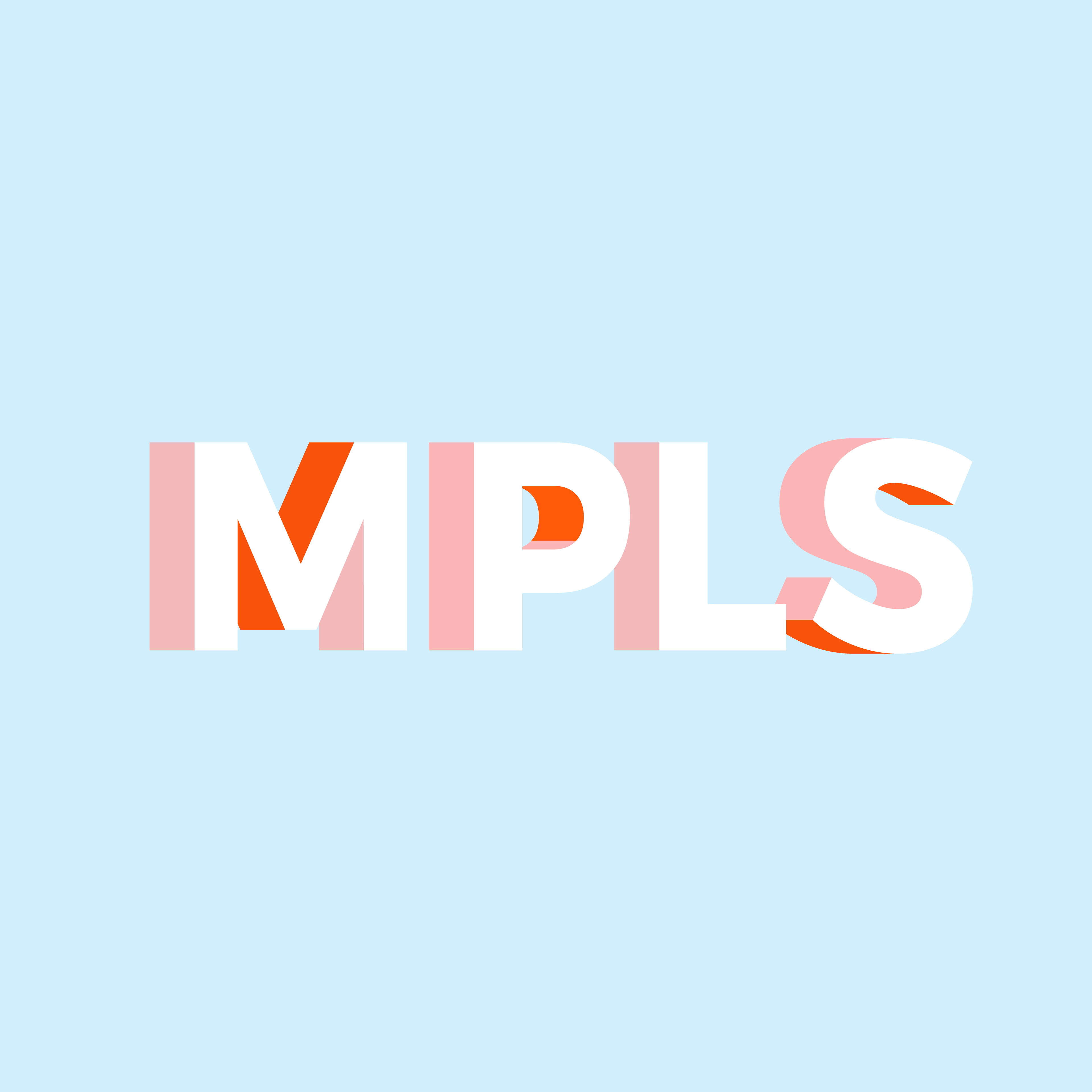 Typography design I used for a postcard sent to friends