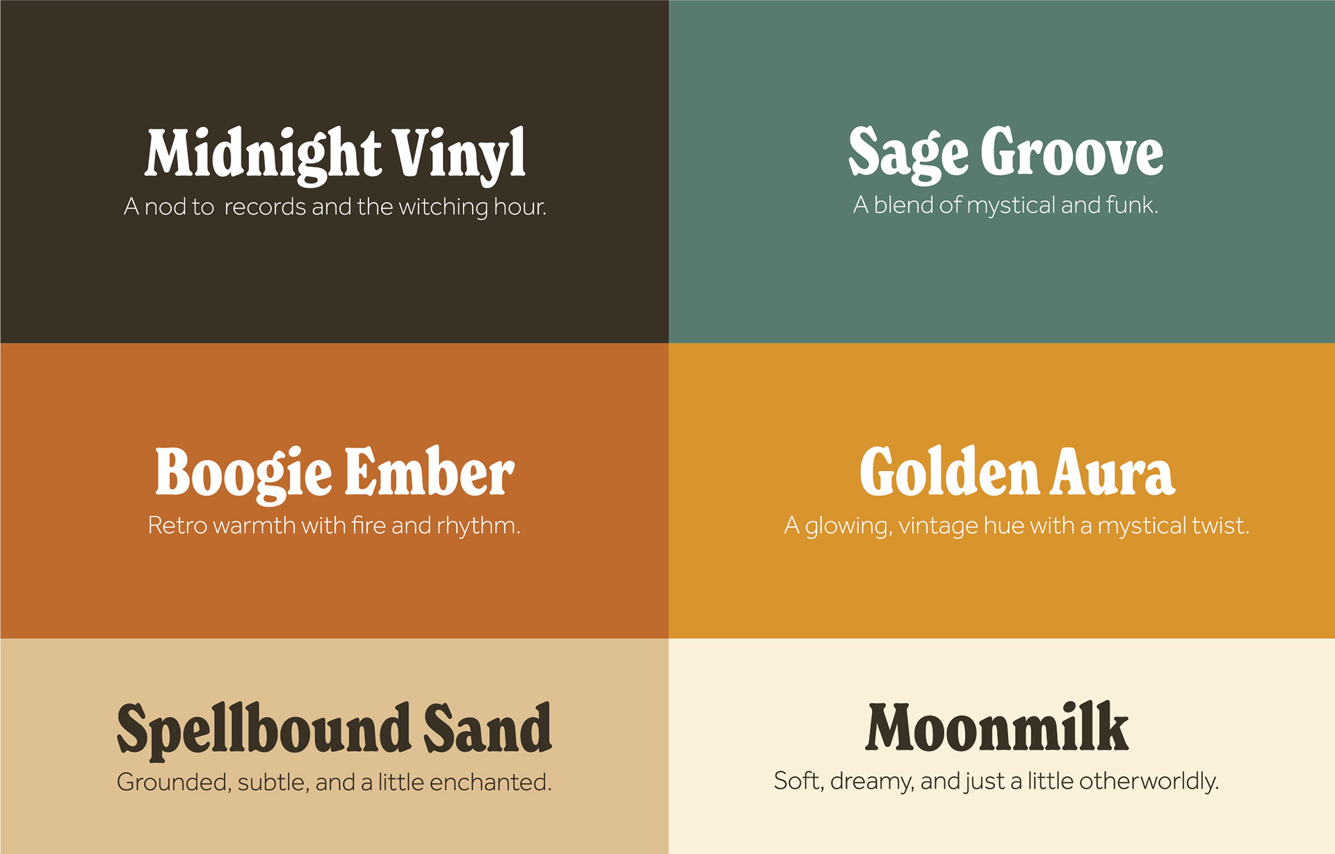 Wax & Wonder Color Palette